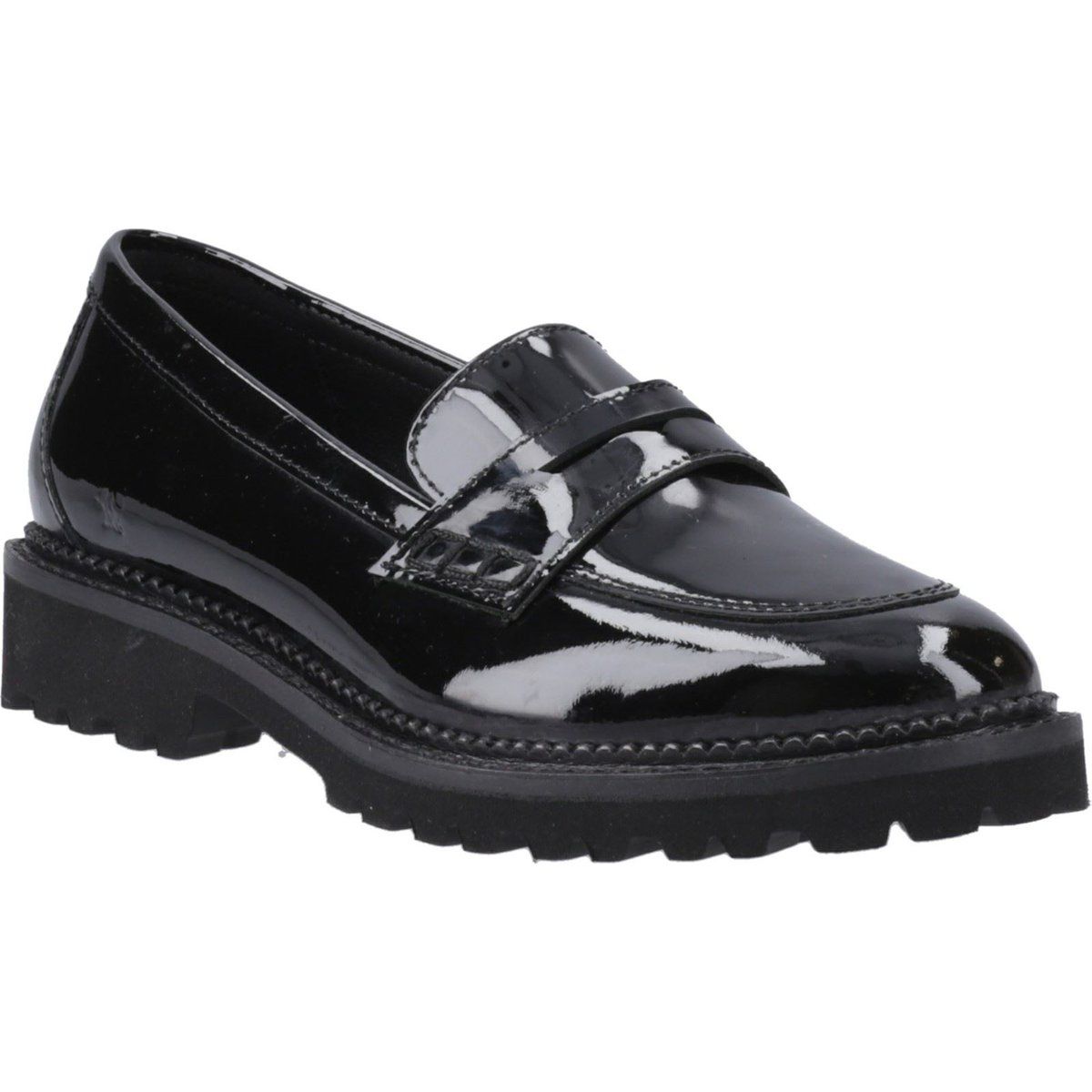 Chunky Lackleder Penny Loafer