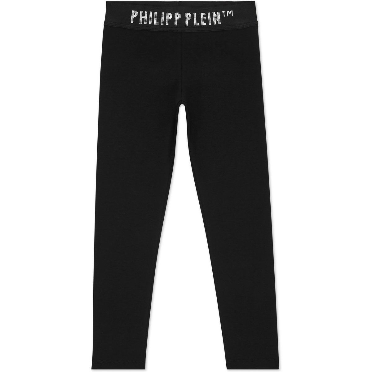Kristall-Logo Elastische Jogging-Leggings