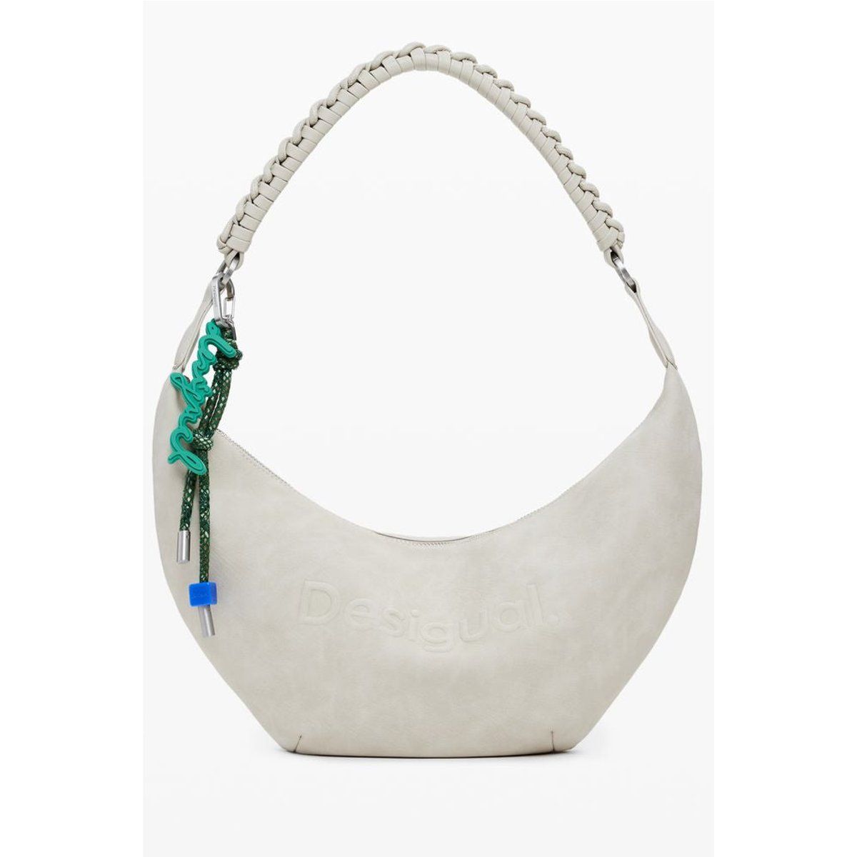 Geprägte Half-Moon Schultertasche