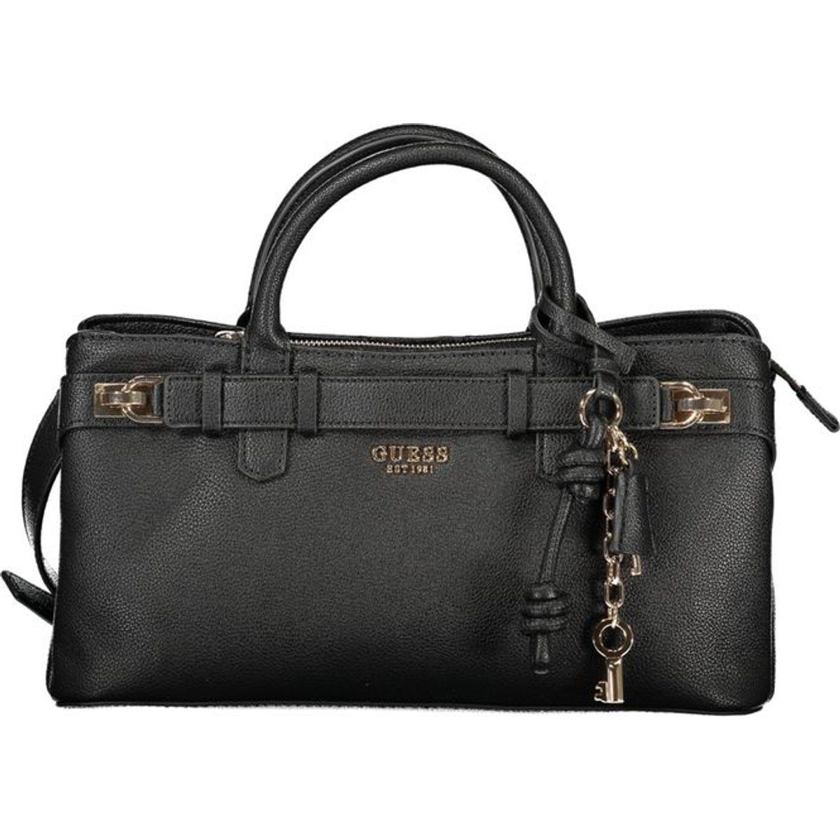 Elegante Henkeltasche mit Gürteldetail
