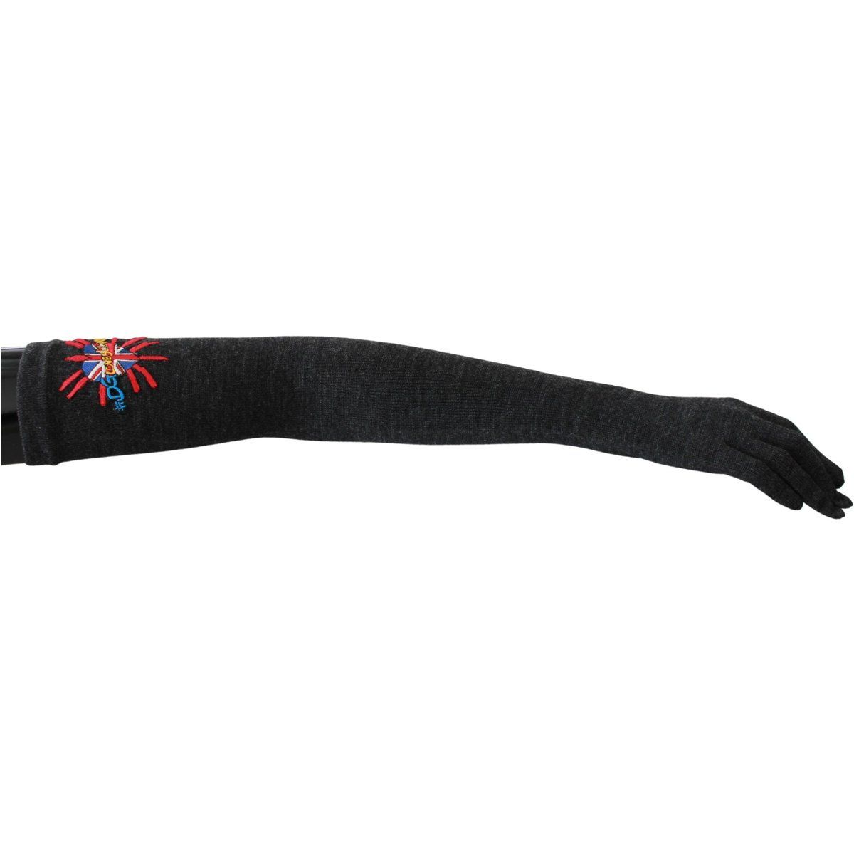 Elegante bestickte Opernlange Handschuhe