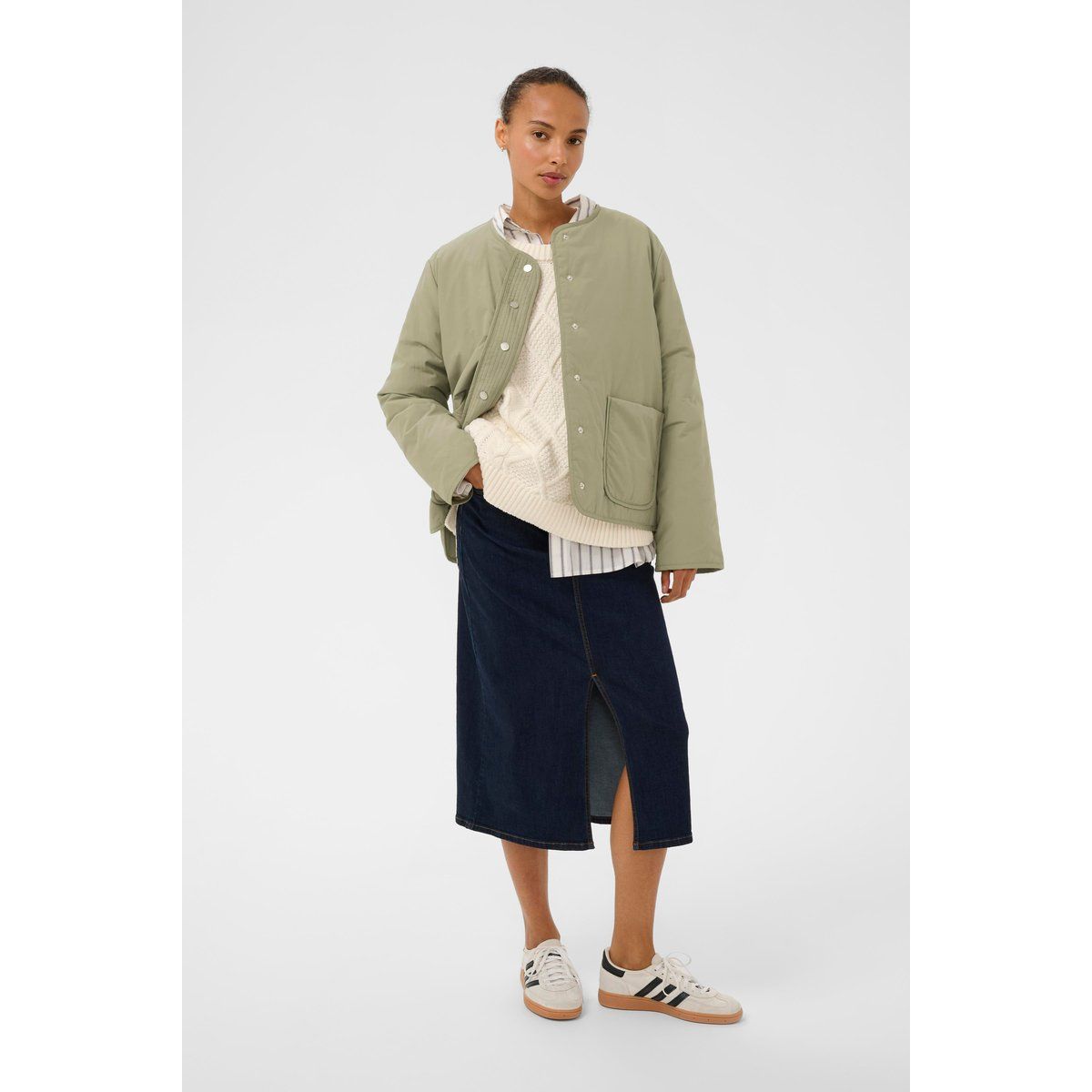 Gesteppte Jacke mit gerader Passform