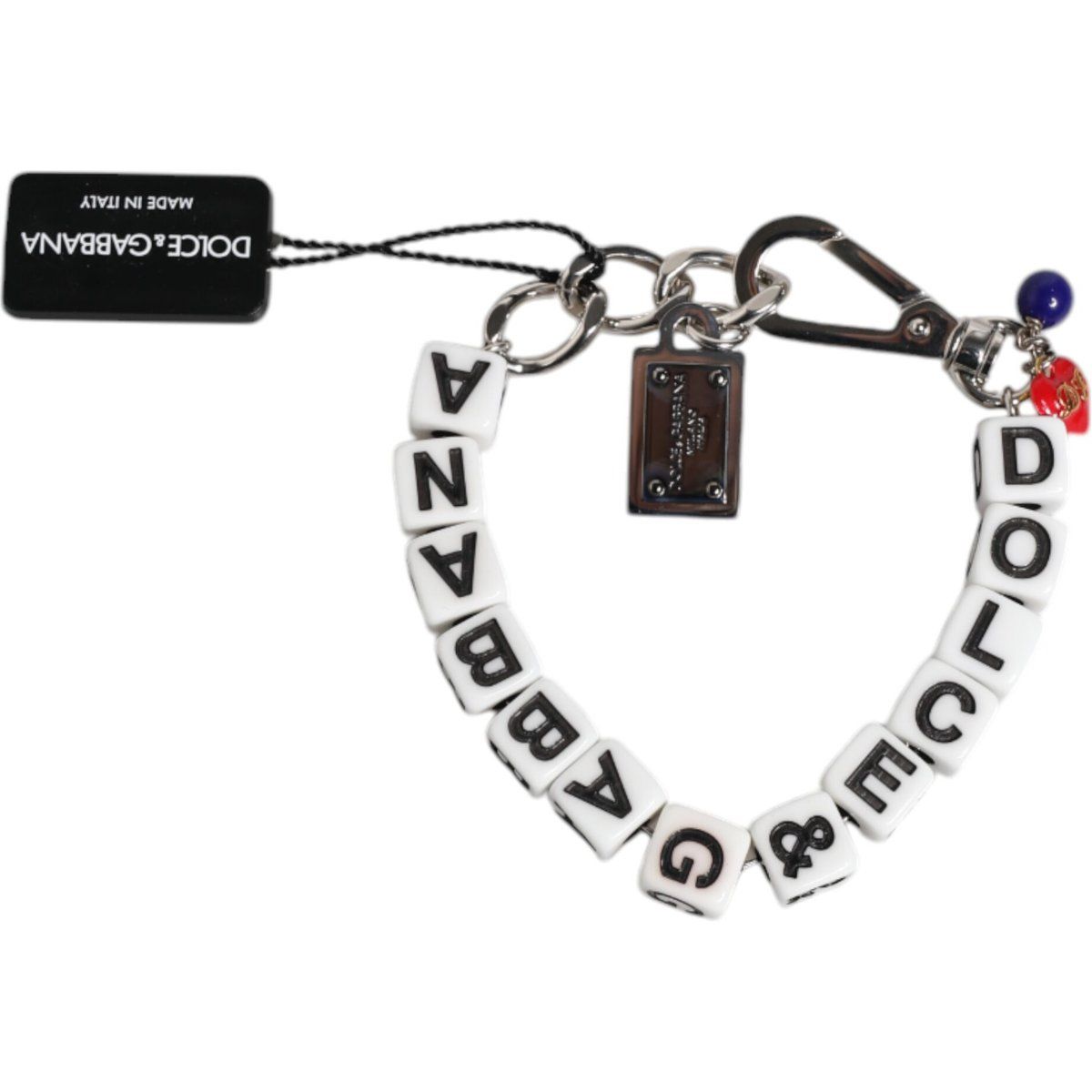Gliederkettenarmband mit Buchstabenwürfeln