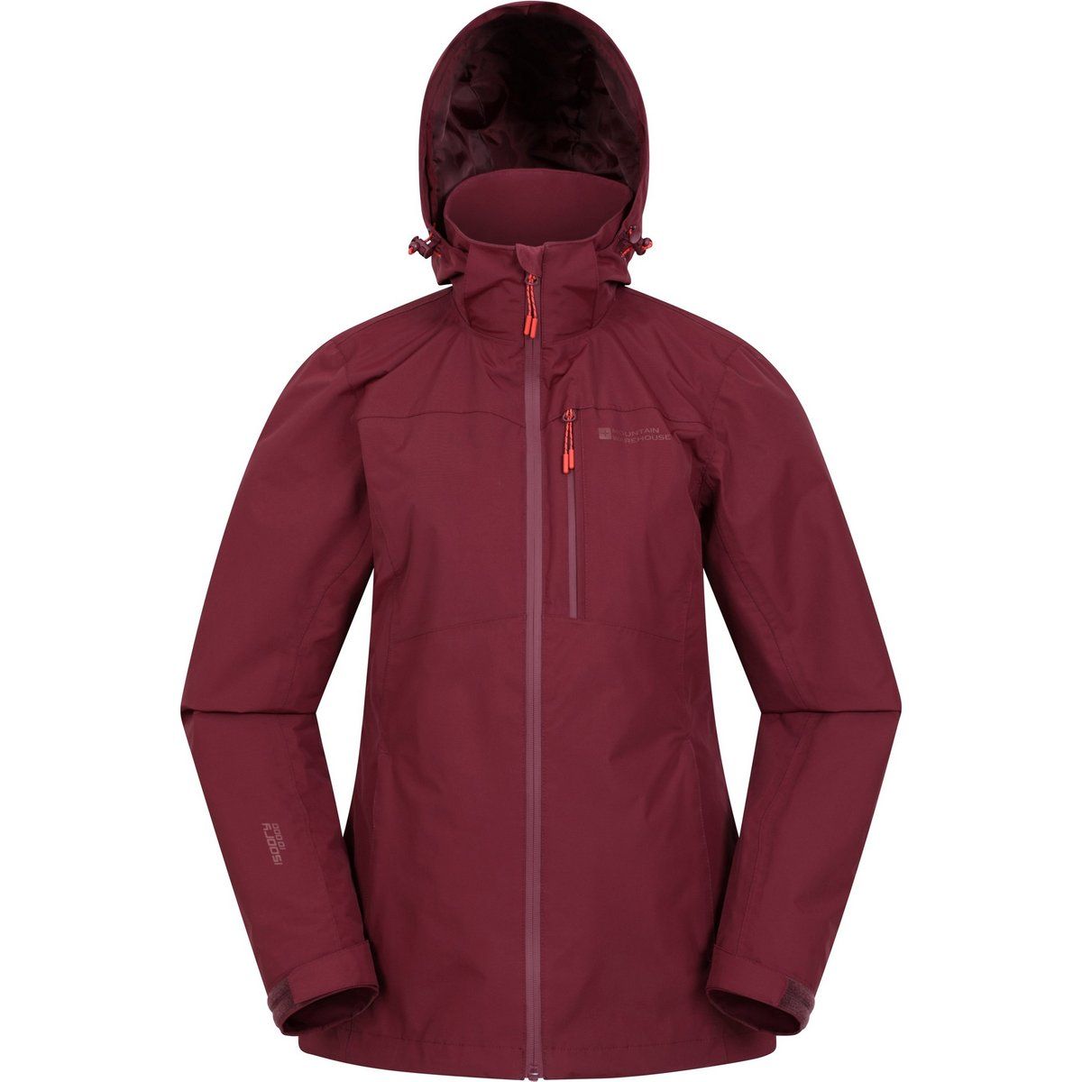 Wasserdichte Funktionsjacke mit Kapuze