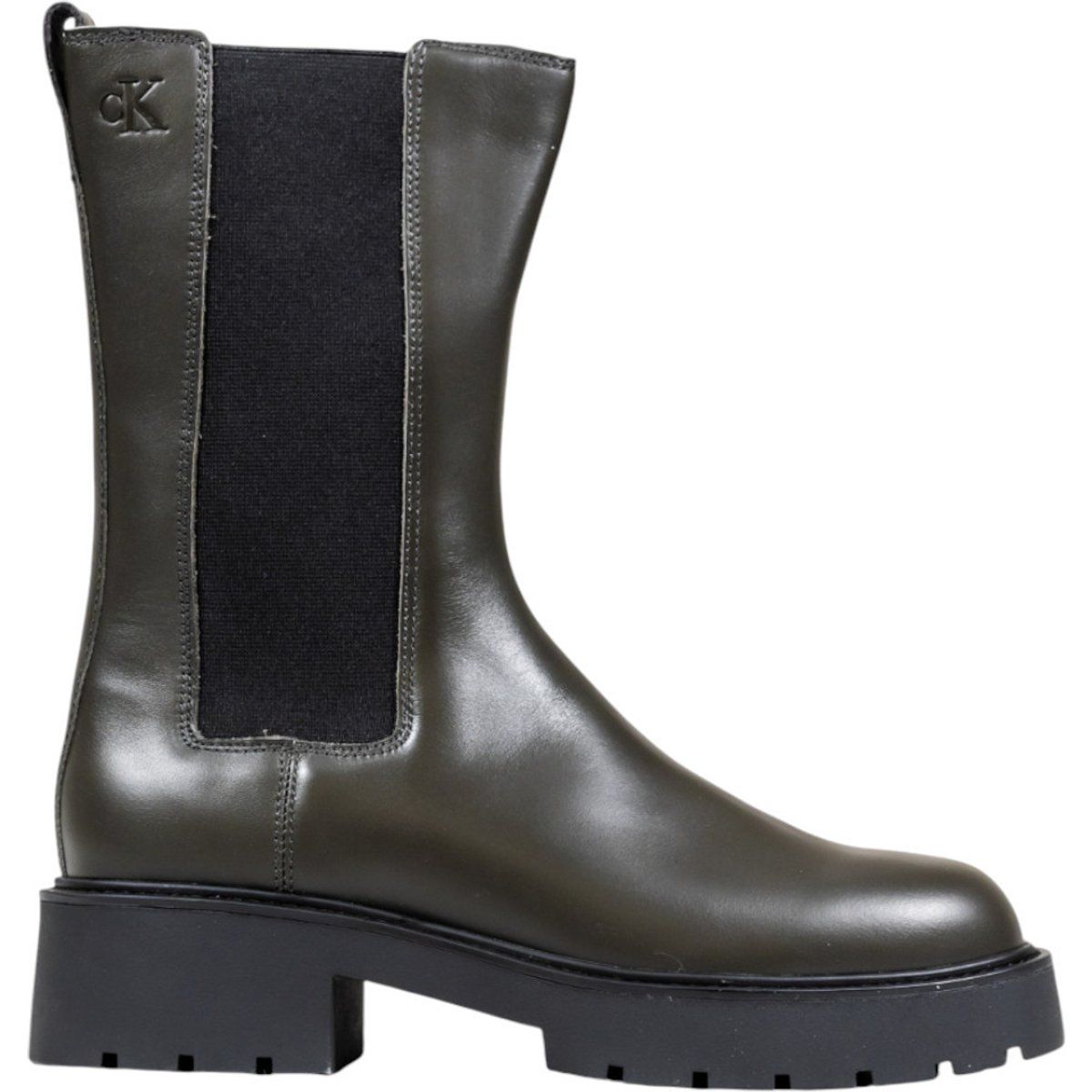 Halbhohe Chelsea-Boots mit Profilsohle