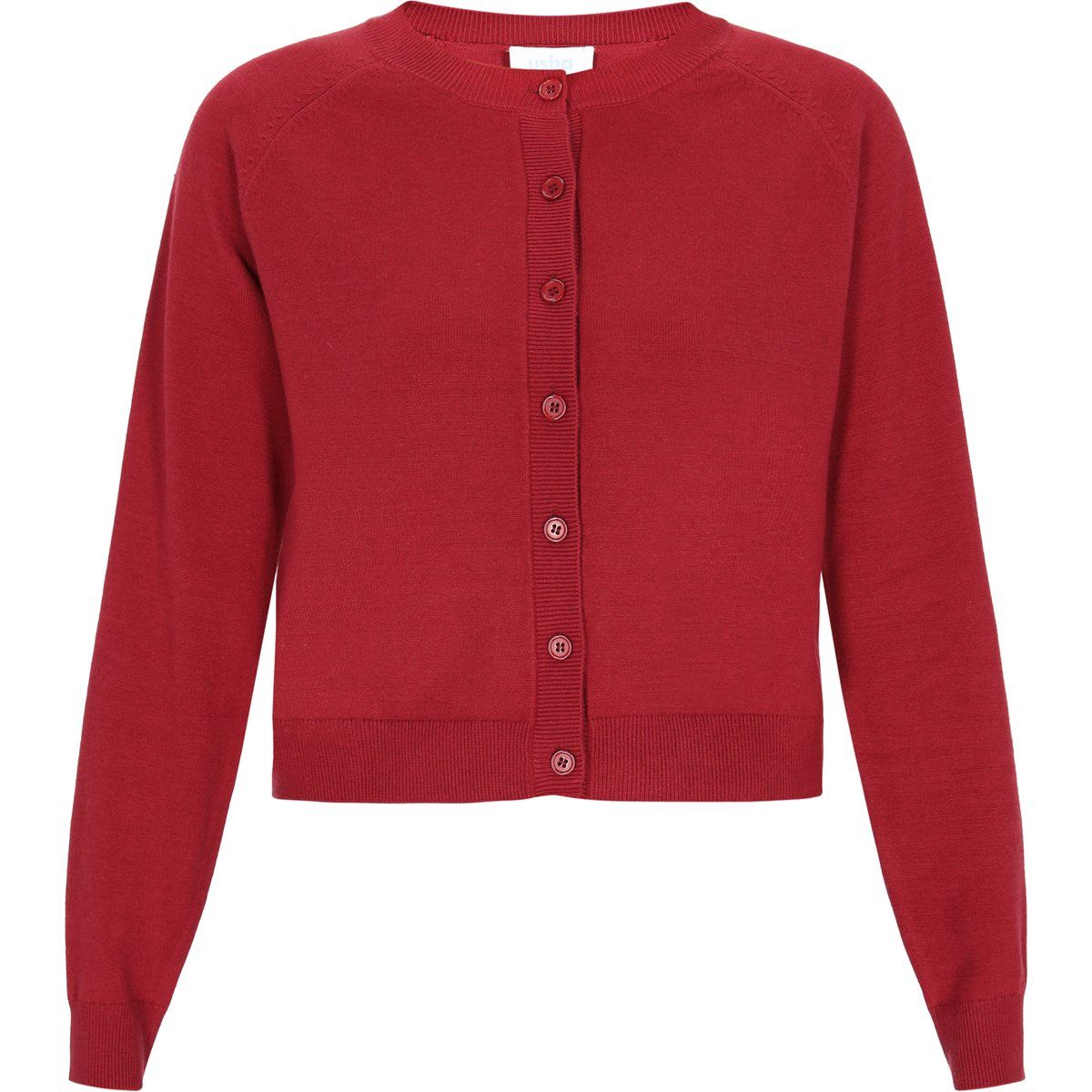Klassische Strickjacke mit Raglanärmeln