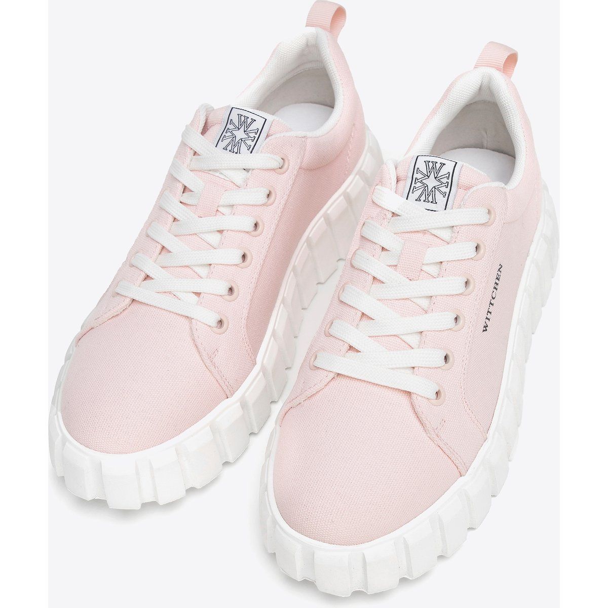 Chunky Plateau-Sneaker aus Canvas