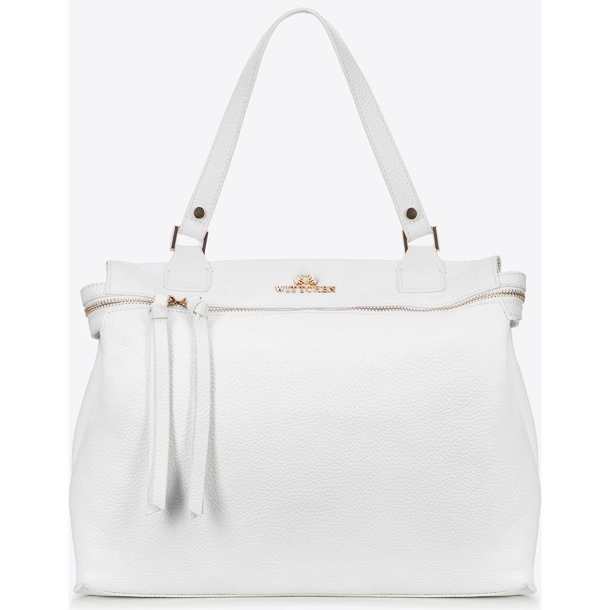 Elegante Handtasche aus Narbenleder