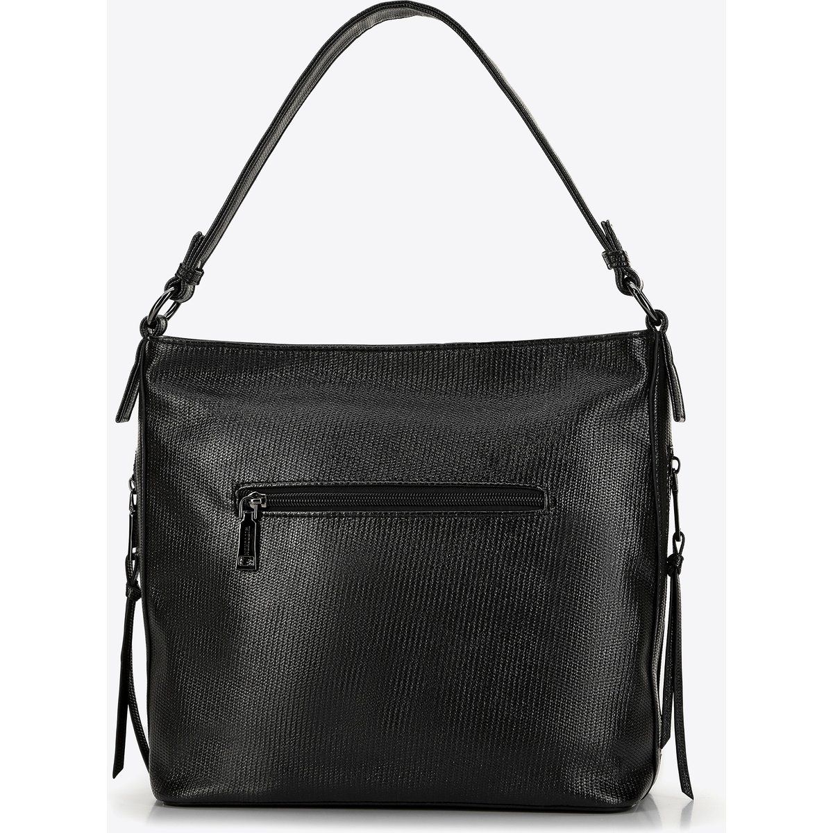 Elegante glänzende Öko-Leder Beuteltasche
