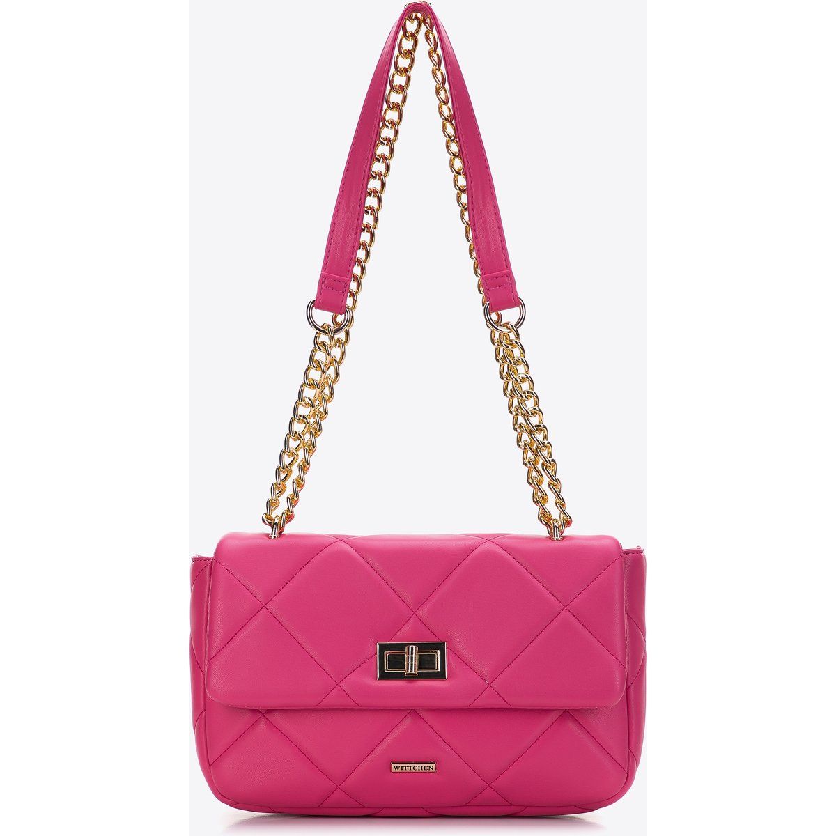Gesteppte Handtasche mit Kettengurt