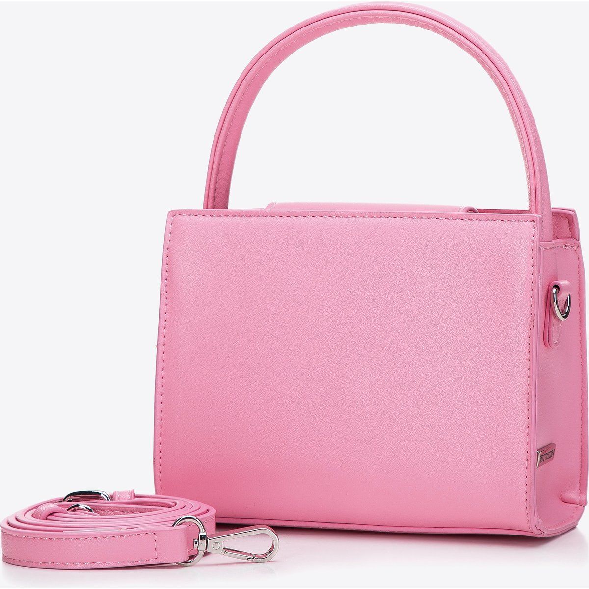 Kastenförmige Mini-Tasche mit Strass-Details