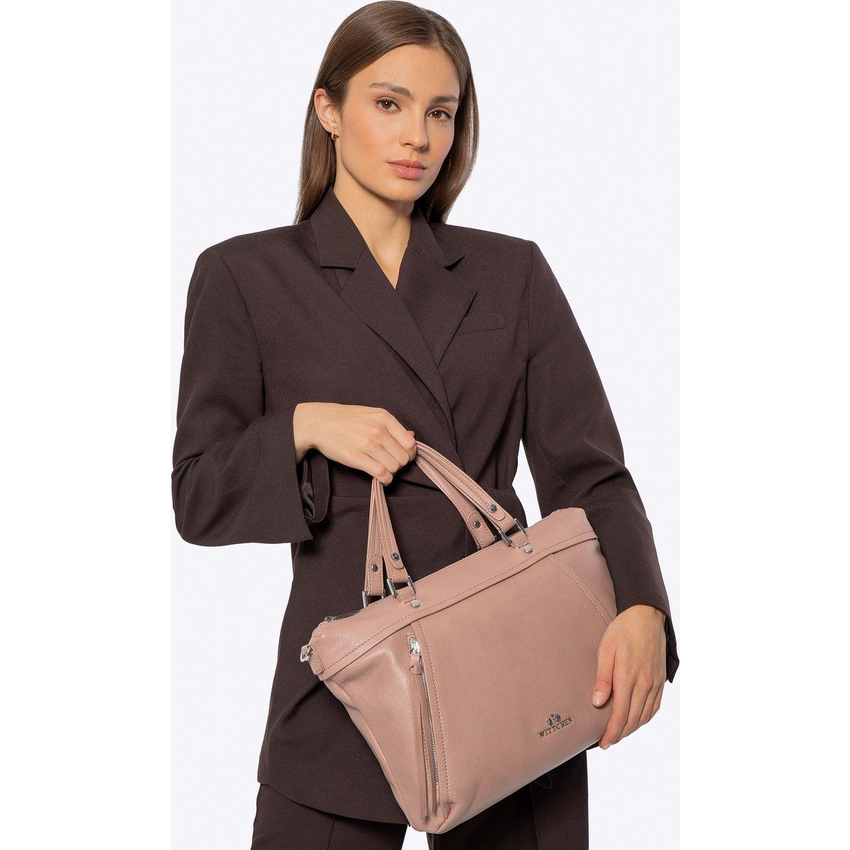 Professionelle Laptop-Tasche aus Leder