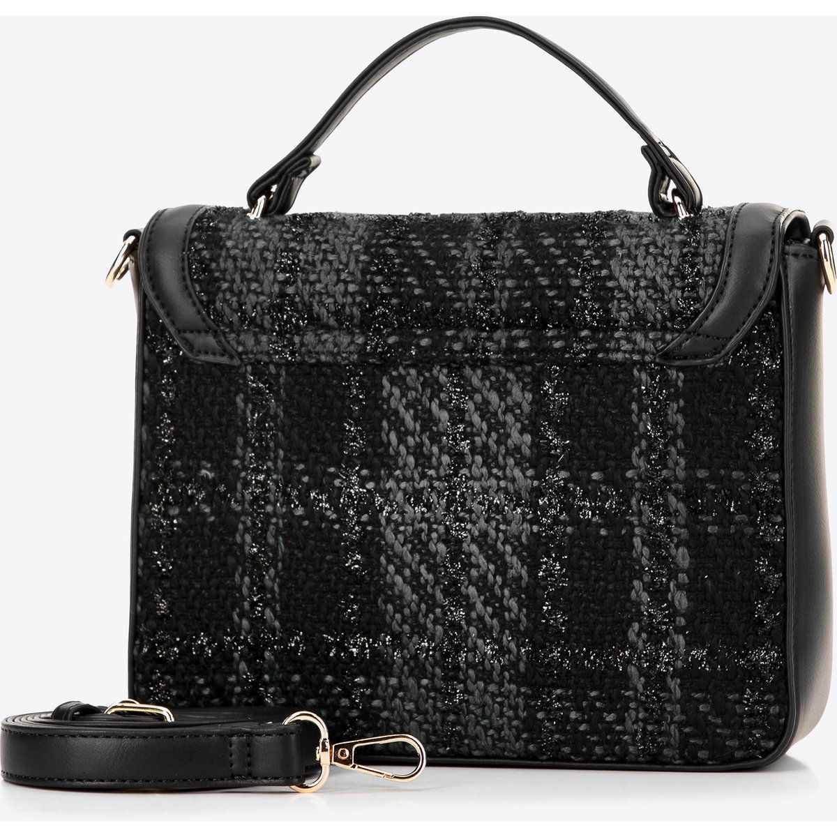 Elegante Bouclé-Handtasche mit Griff