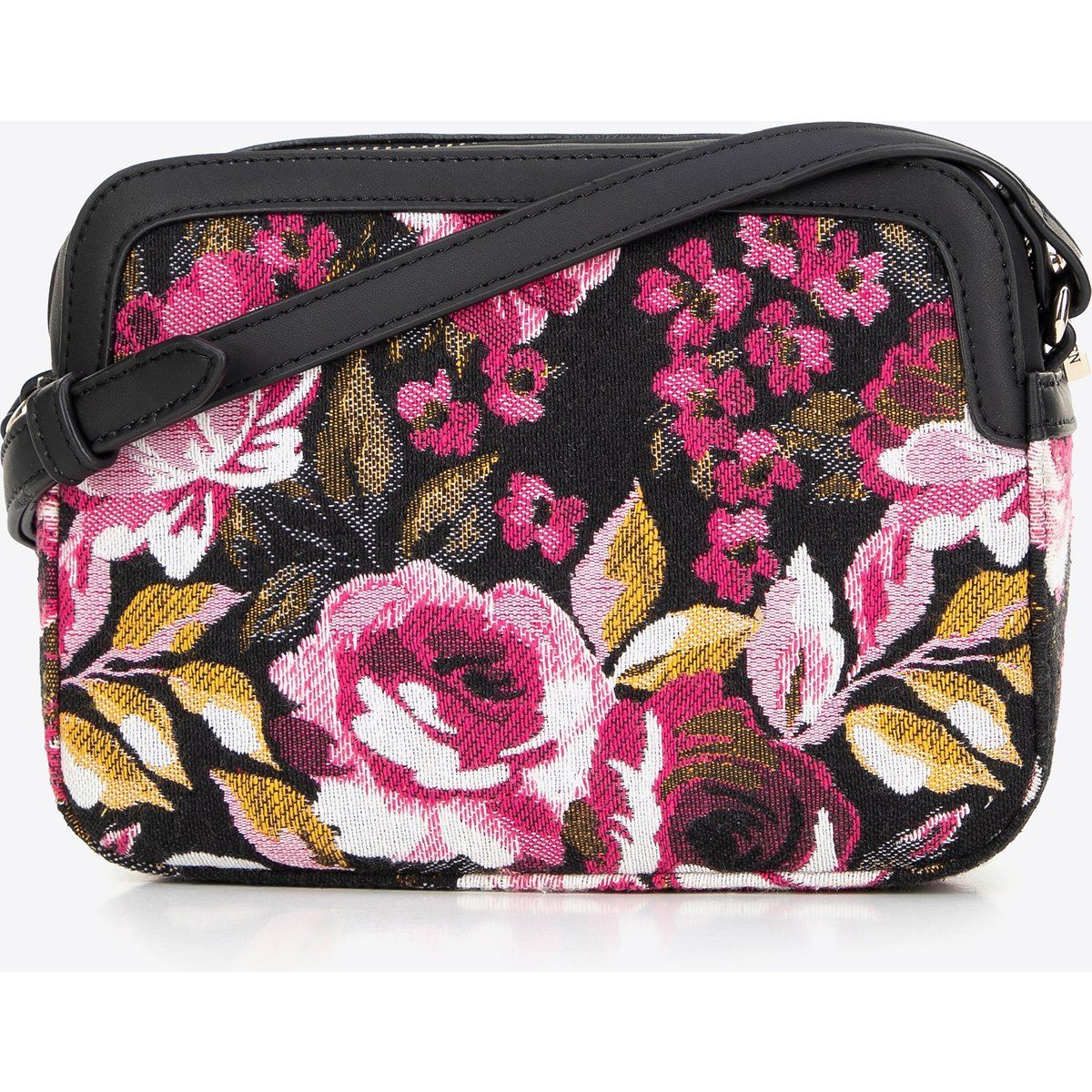 Umhängetasche mit floralem Jacquard-Muster