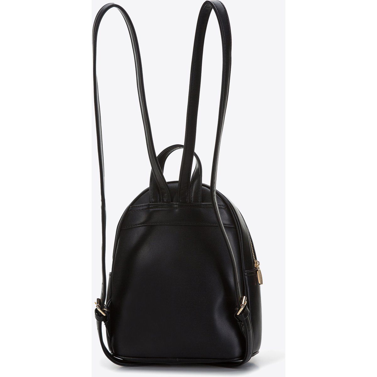 Mini-Rucksack mit Kunstfell-Front