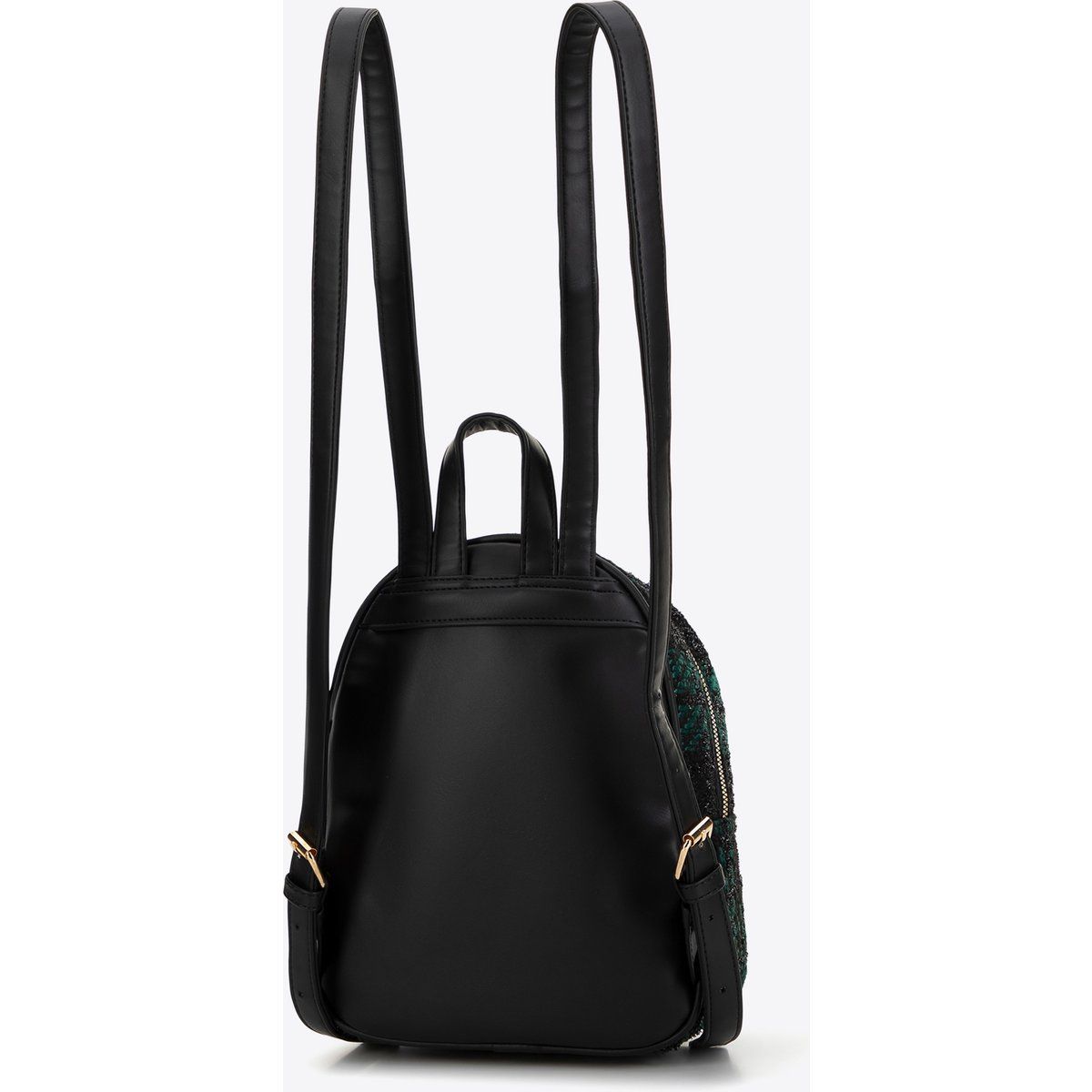 Rucksack aus Bouclé und Kunstleder