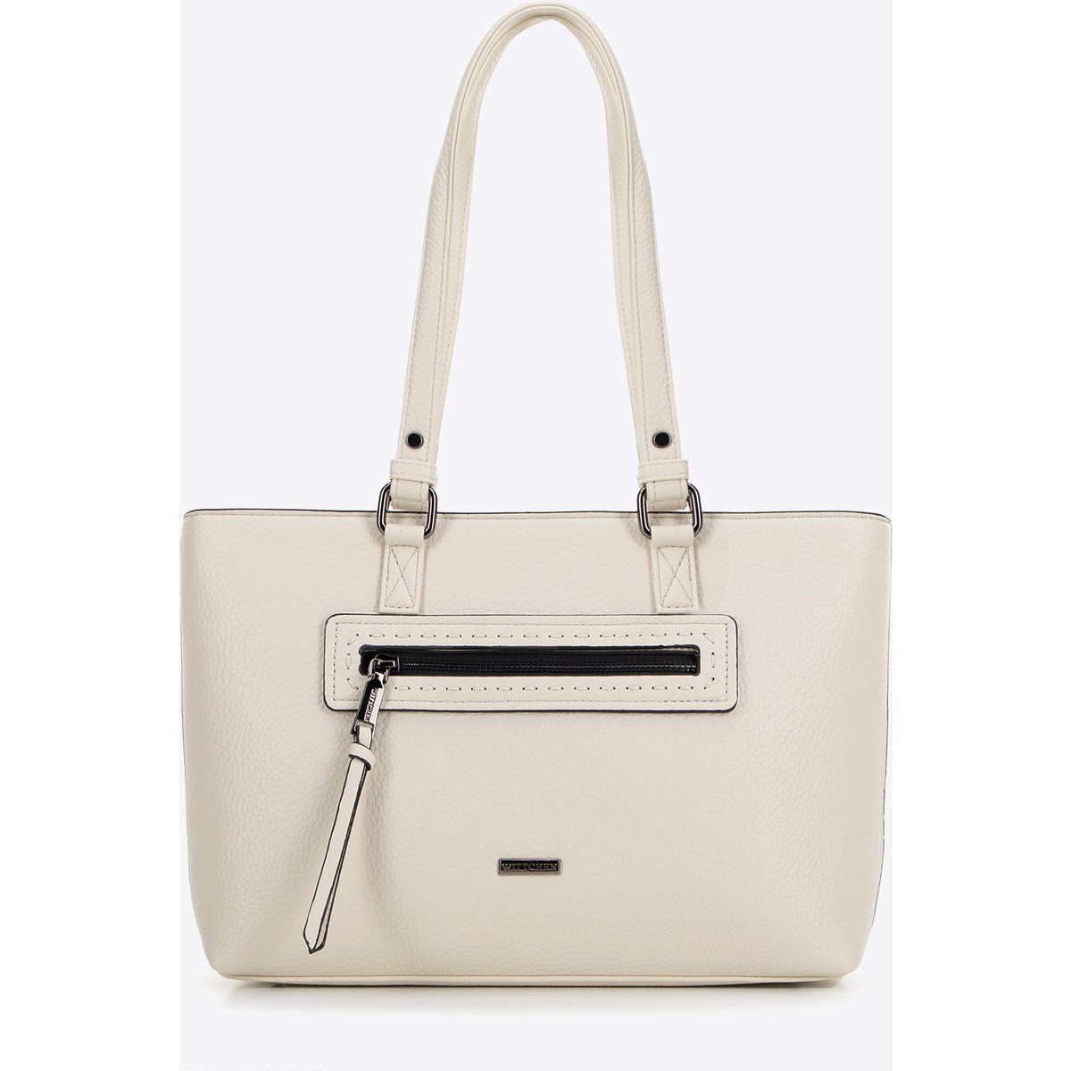 Elegante Shopper-Tasche aus Öko-Leder