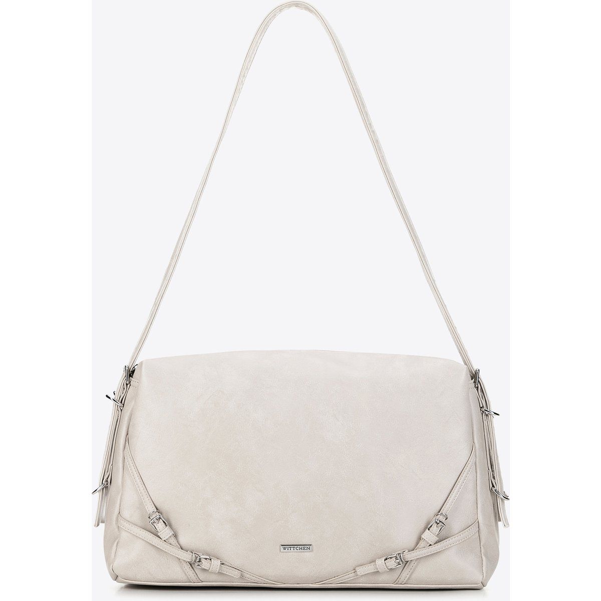 Shopper-Tasche mit dekorativen Riemen