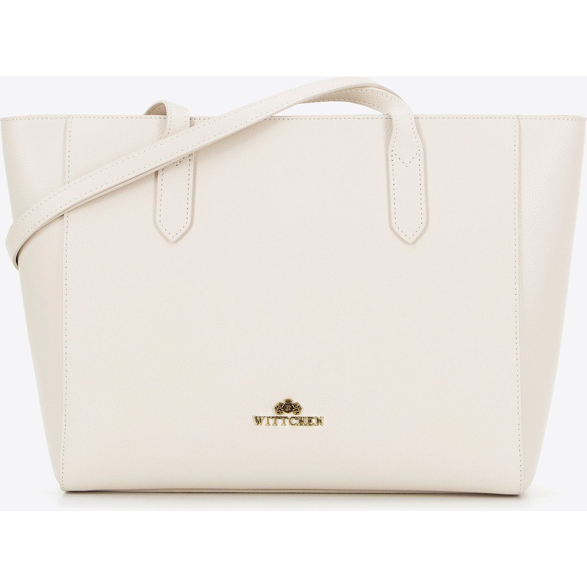 Elegante Leder-Shopper-Tasche