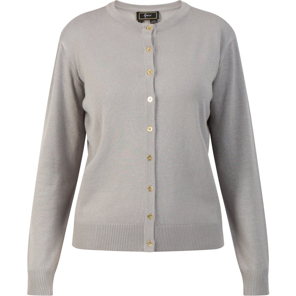 Klassischer Cardigan mit Goldknöpfen