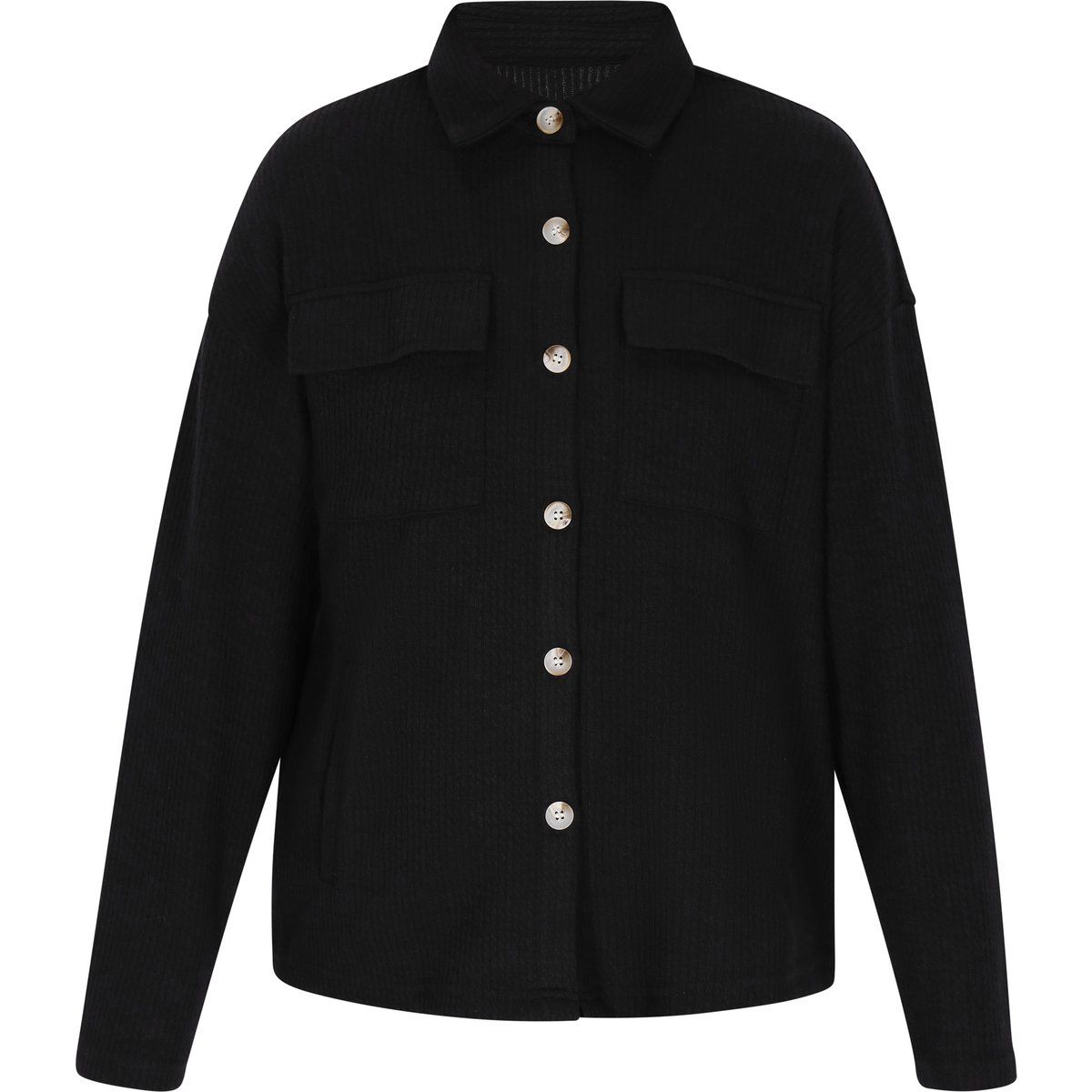 Rippstruktur Utility-Hemdjacke