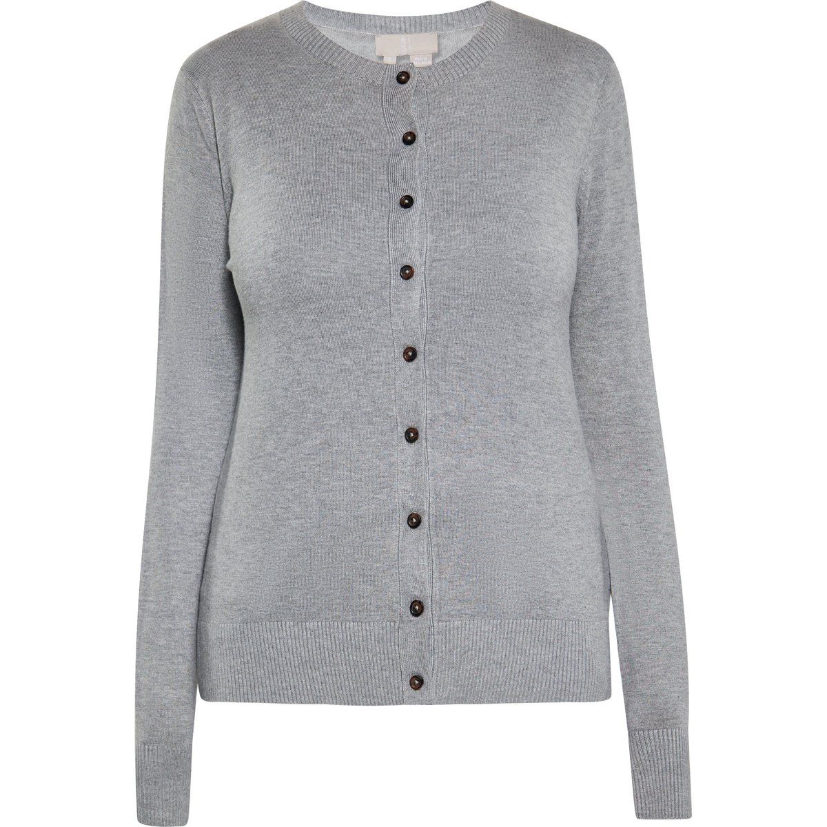 Klassischer Cardigan mit Rundhalsausschnitt