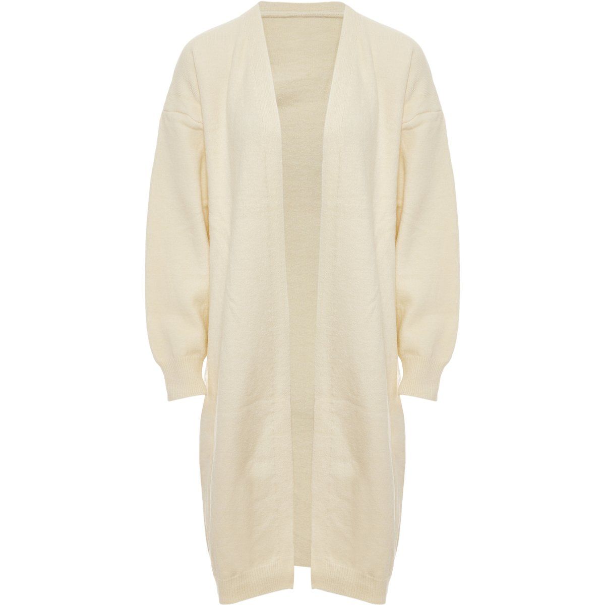 Eleganter Strickcardigan mit offener Vorderseite