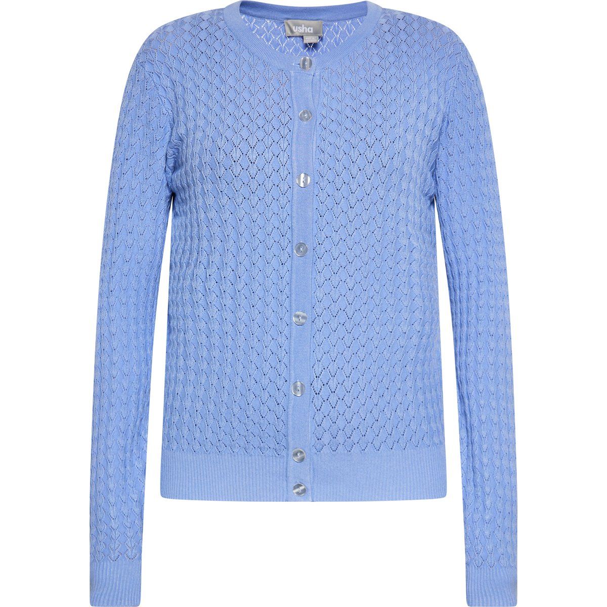 Feiner Pointelle-Cardigan mit Knöpfen