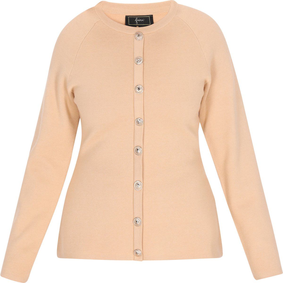 Eleganter Strick-Cardigan mit Raglanärmeln
