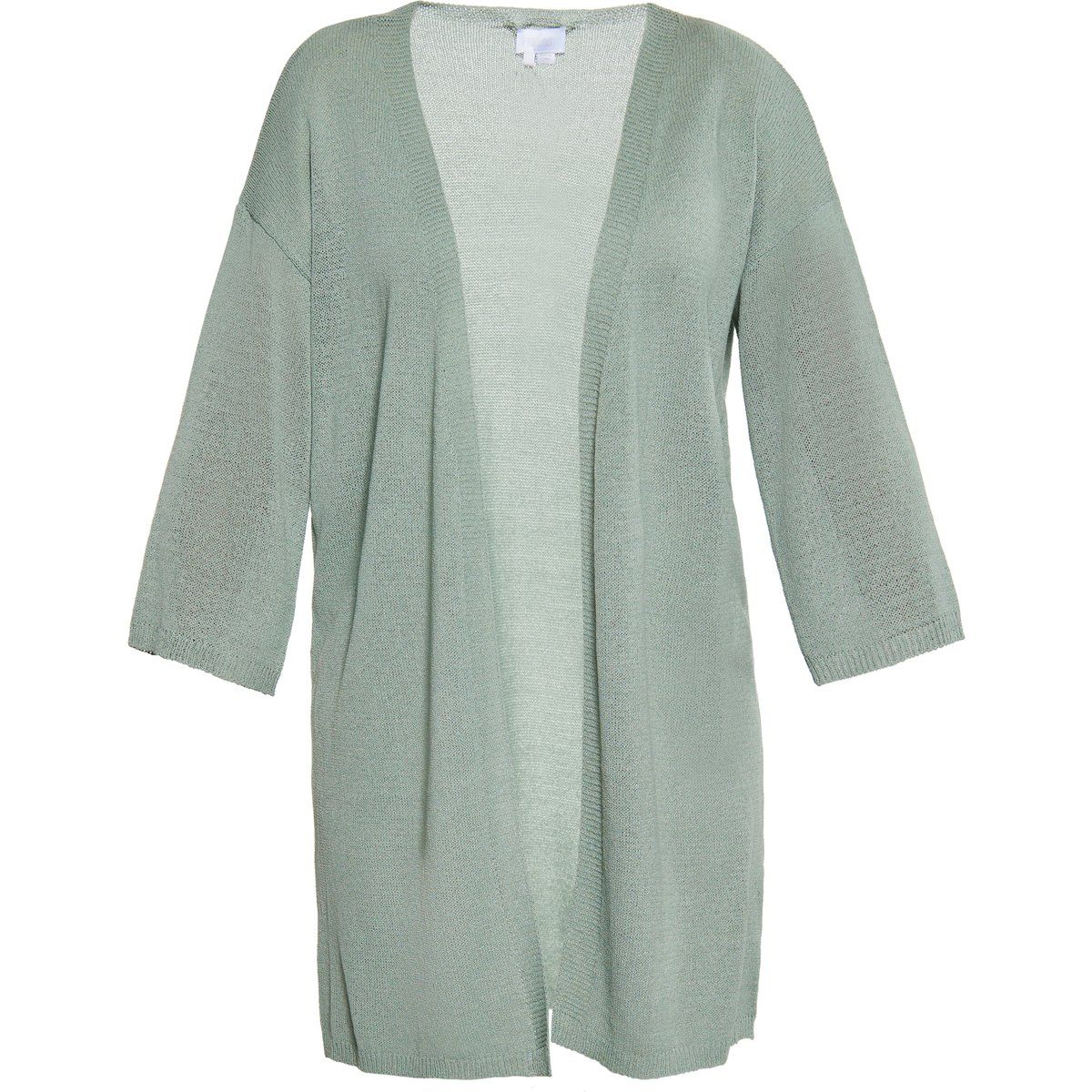Minimalistischer Offener Strick-Cardigan