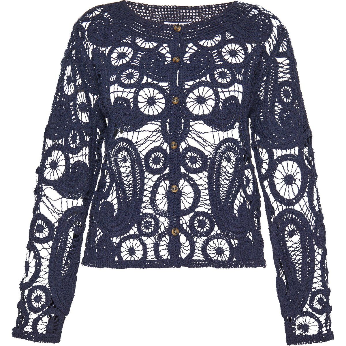 Filigraner Paisley-Ajour-Strick