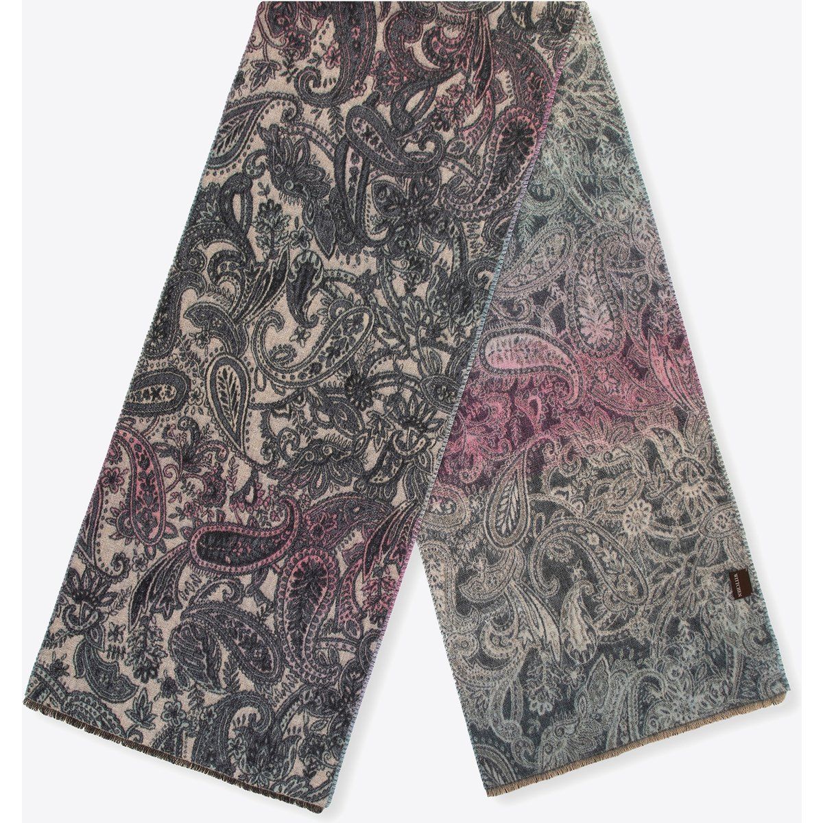 Eleganter Winterschal mit Paisley-Muster