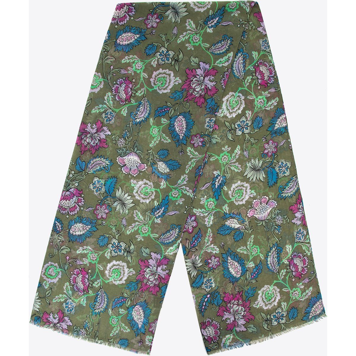 Zarter Schal mit Blumenmuster
