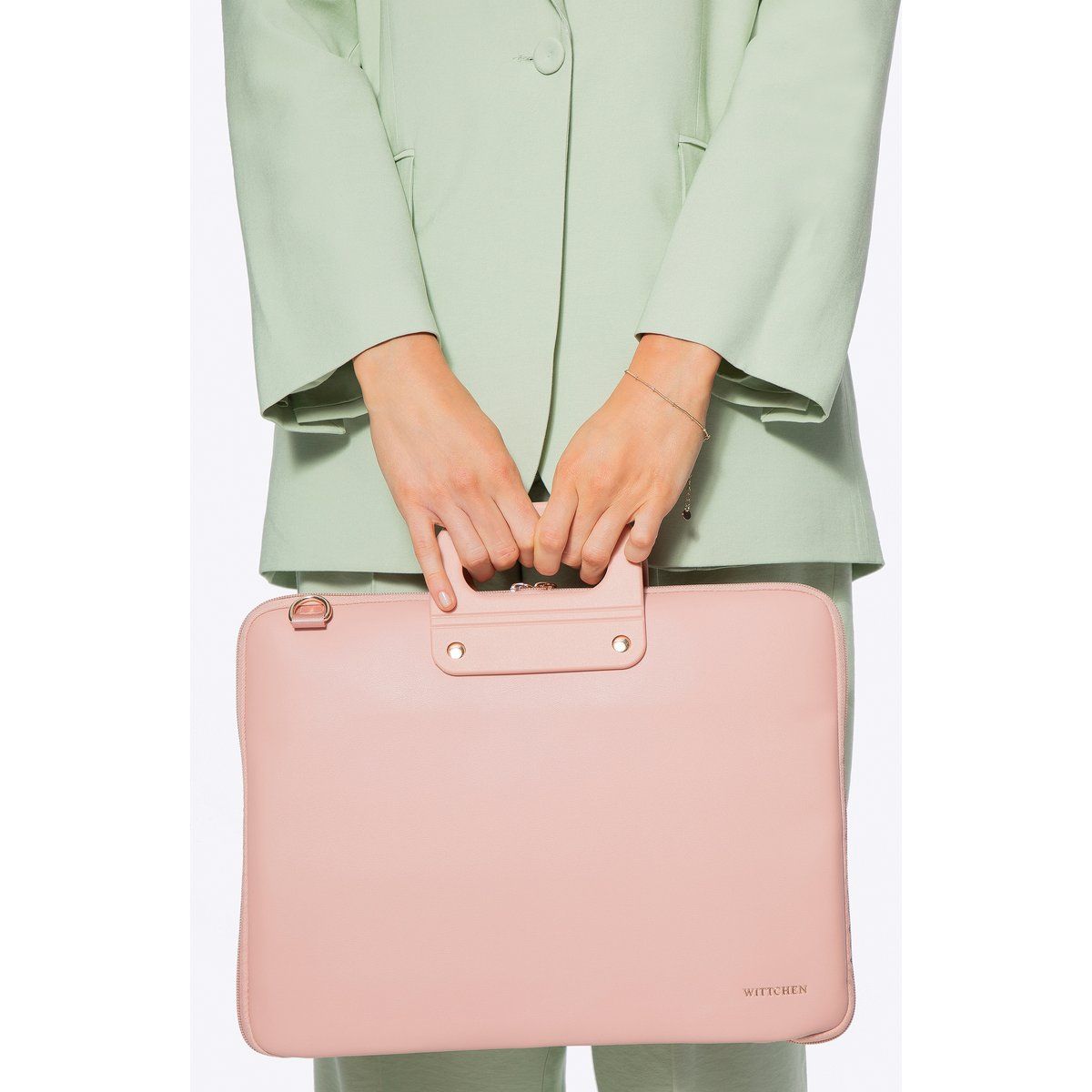 Elegante Laptoptasche aus Kunstleder