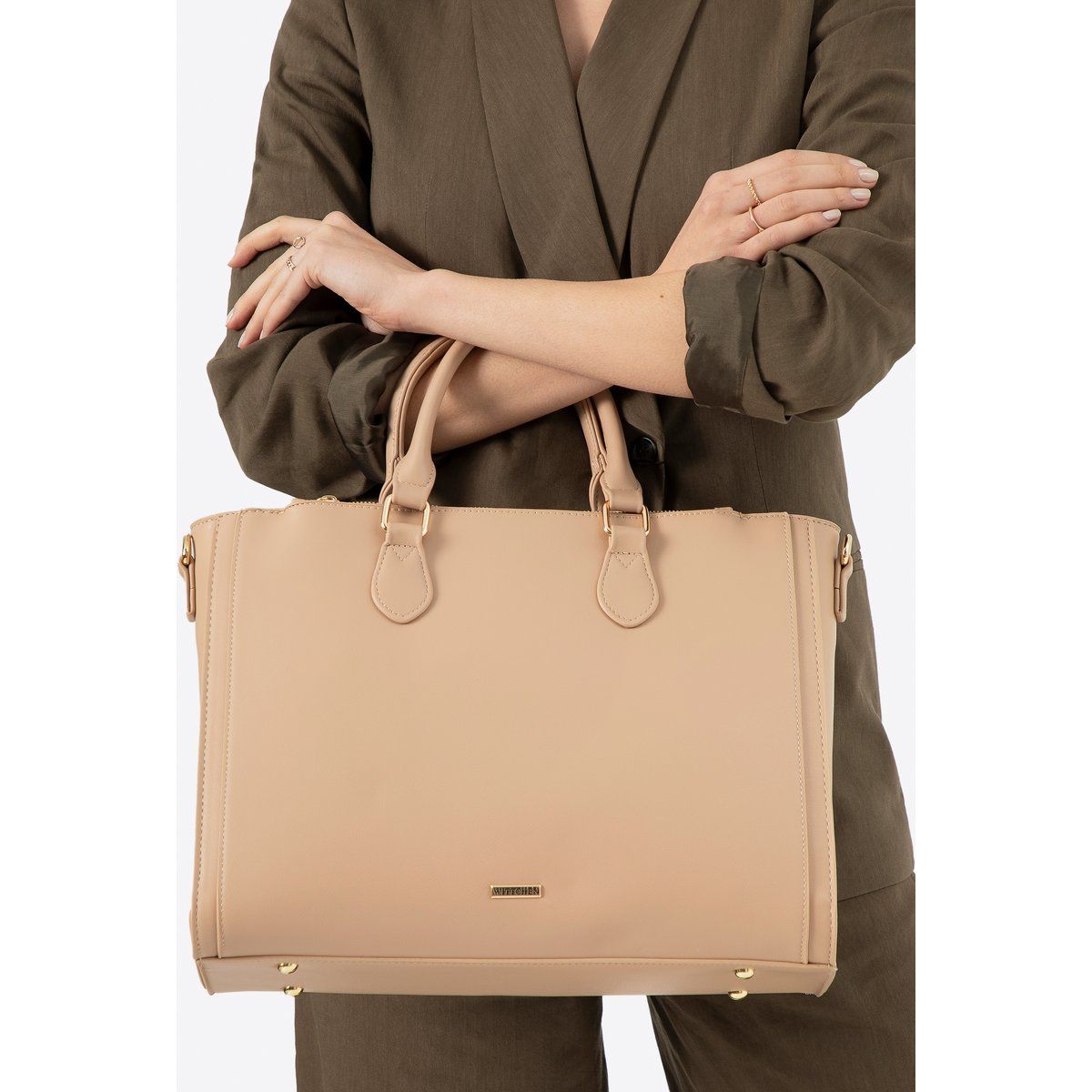 Elegante Strukturierte Laptoptasche