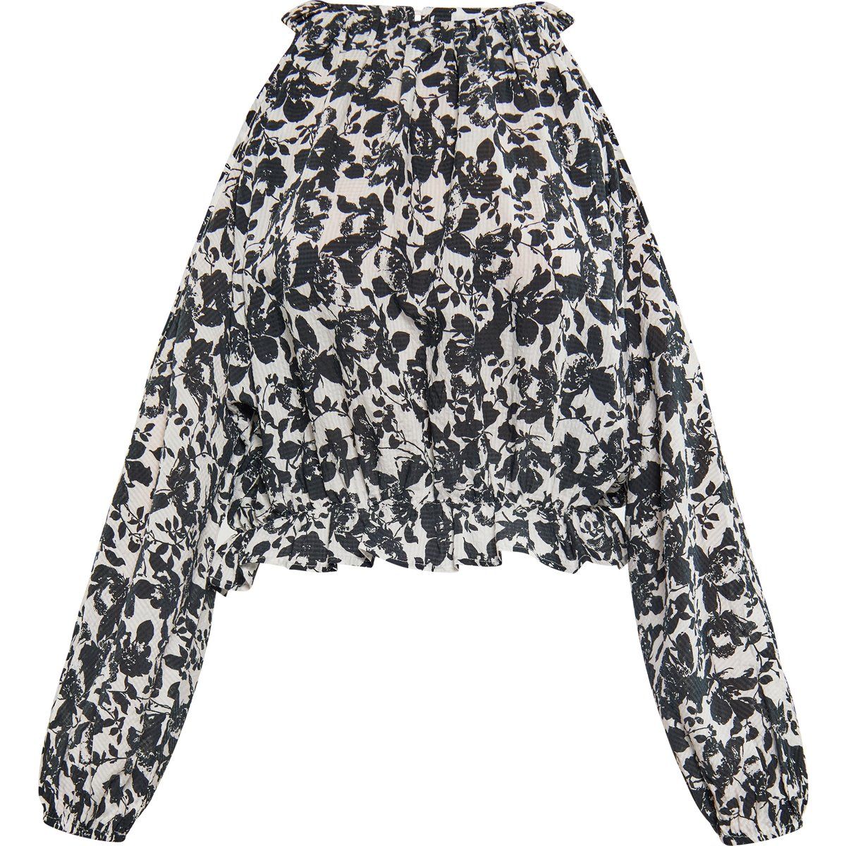 Elegante Bluse mit Blumenmuster
