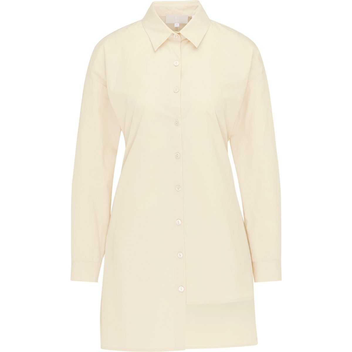 Longbluse mit asymmetrischem Saum