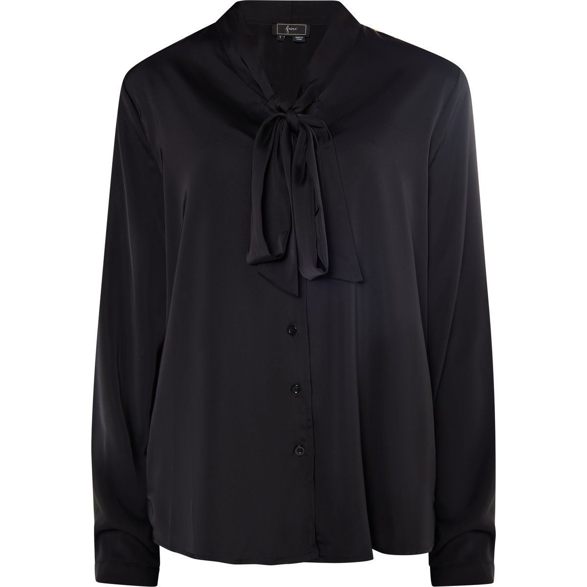 Elegante Satin-Schluppenbluse