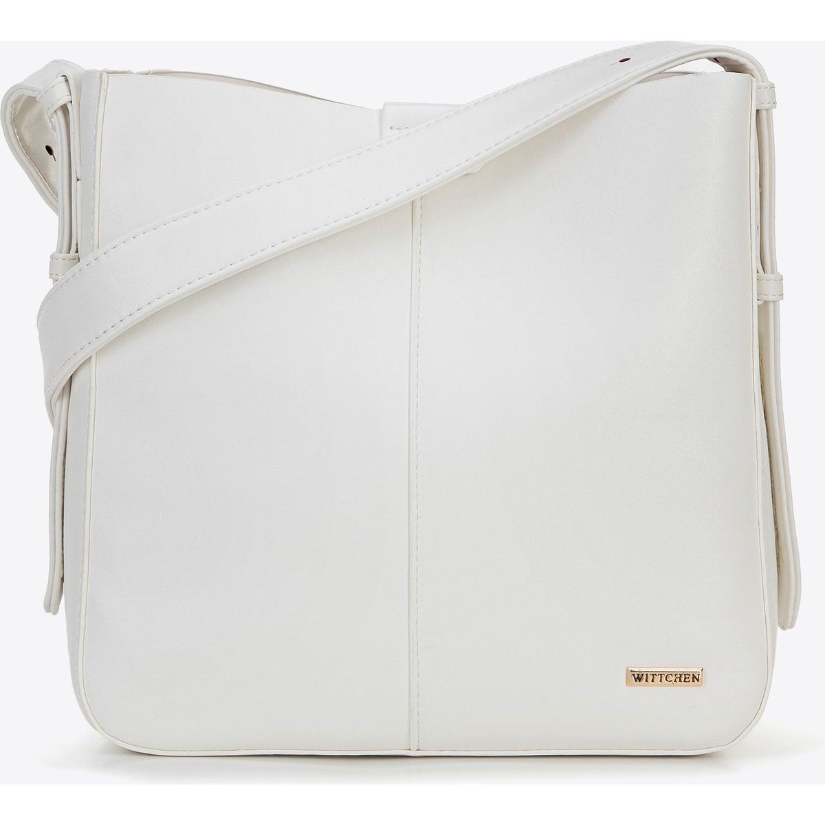 Elegante Beuteltasche aus Kunstleder