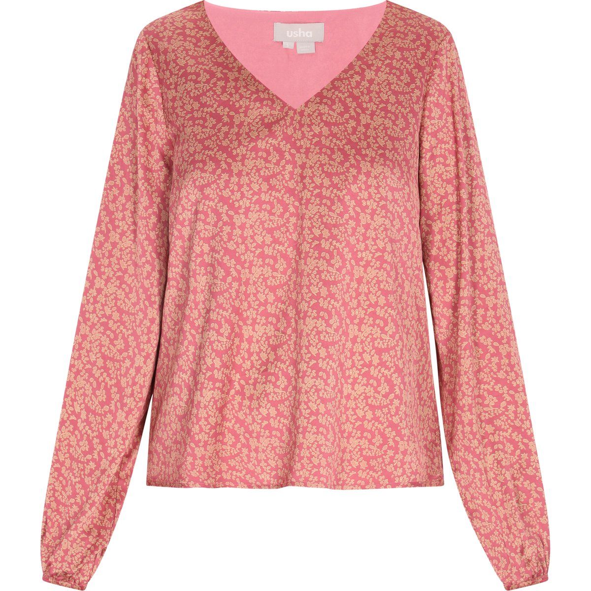 Langärmelige Bluse mit Blumenmuster