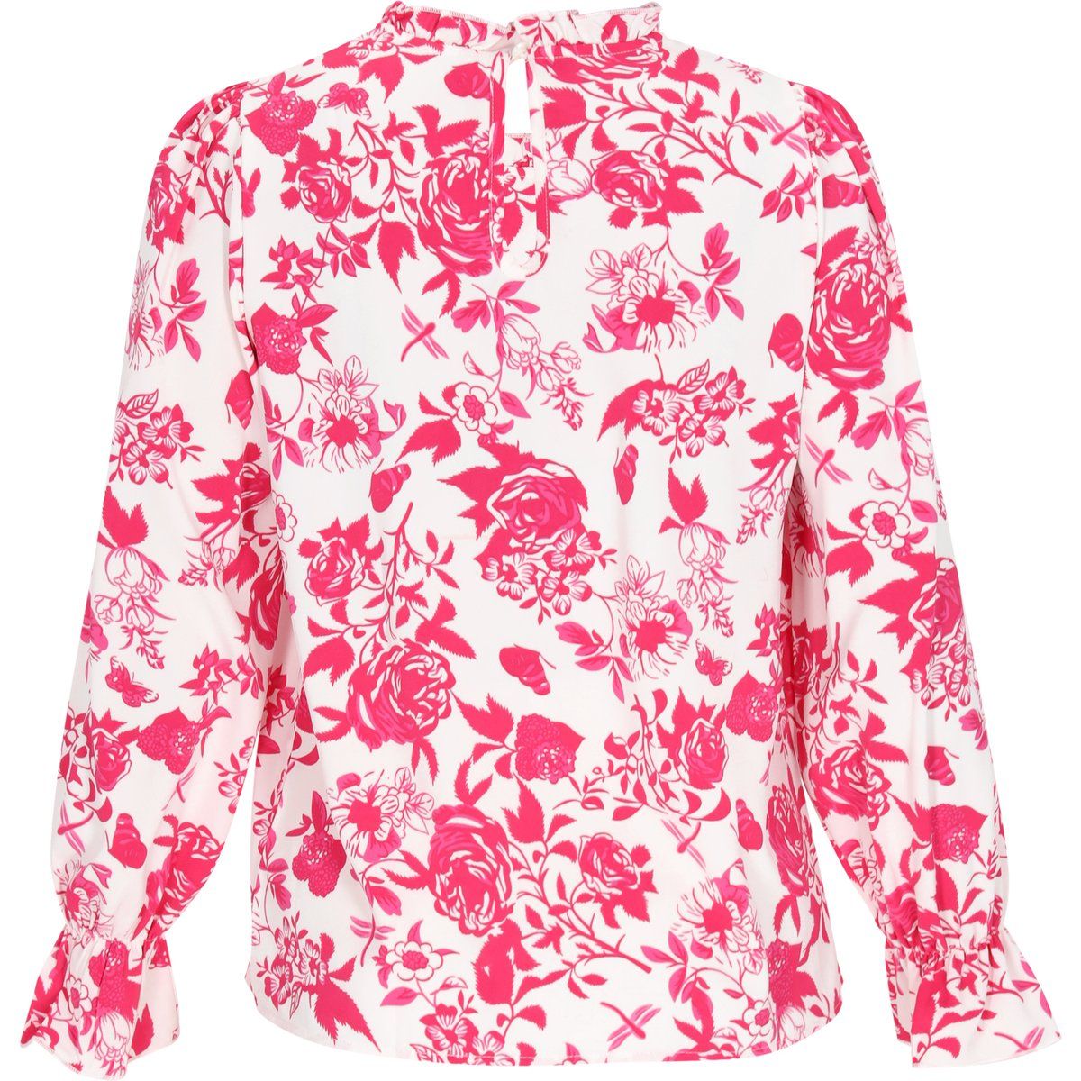Romantische Bluse mit Blumenmuster