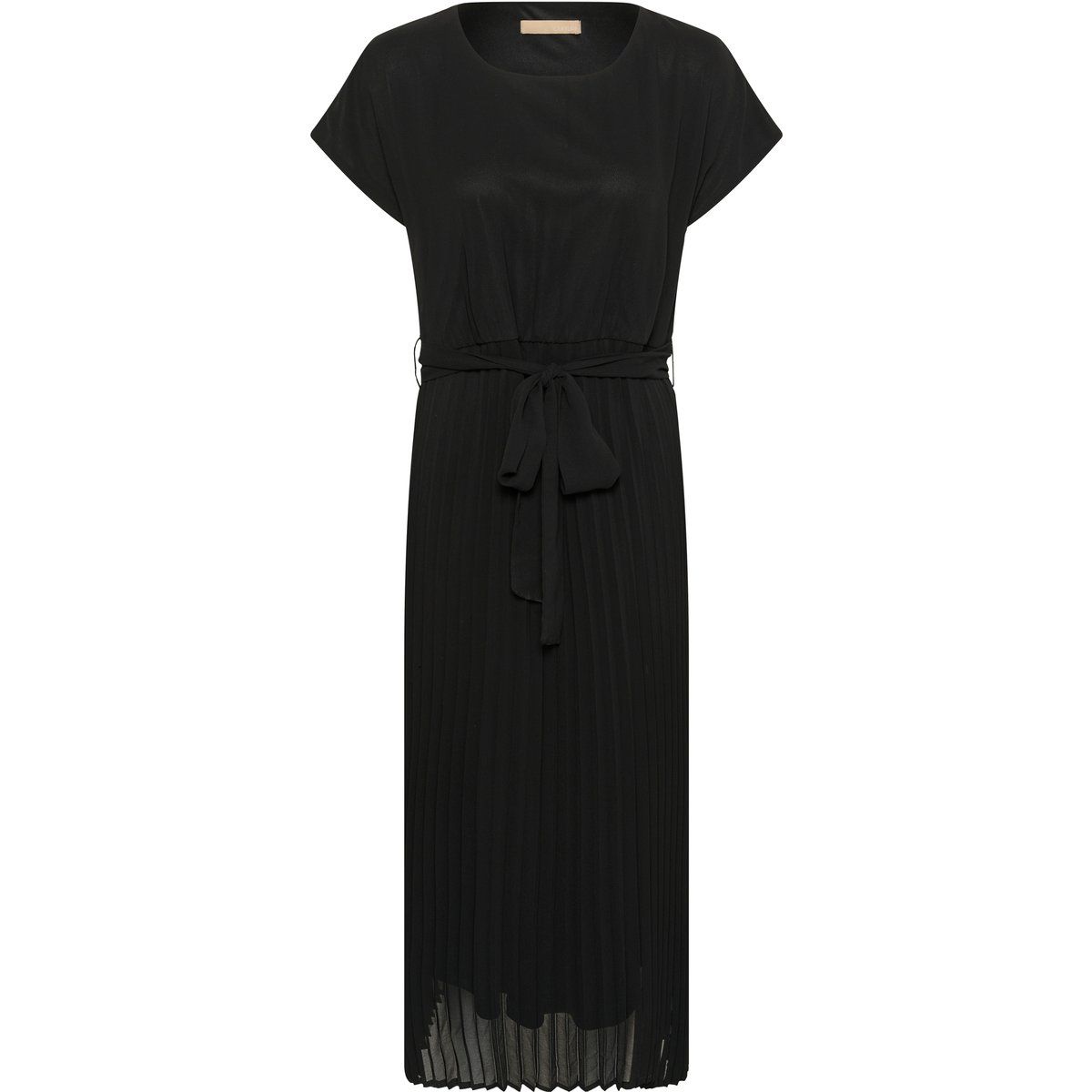 Elegantes Plissee-Midi mit Gürtel