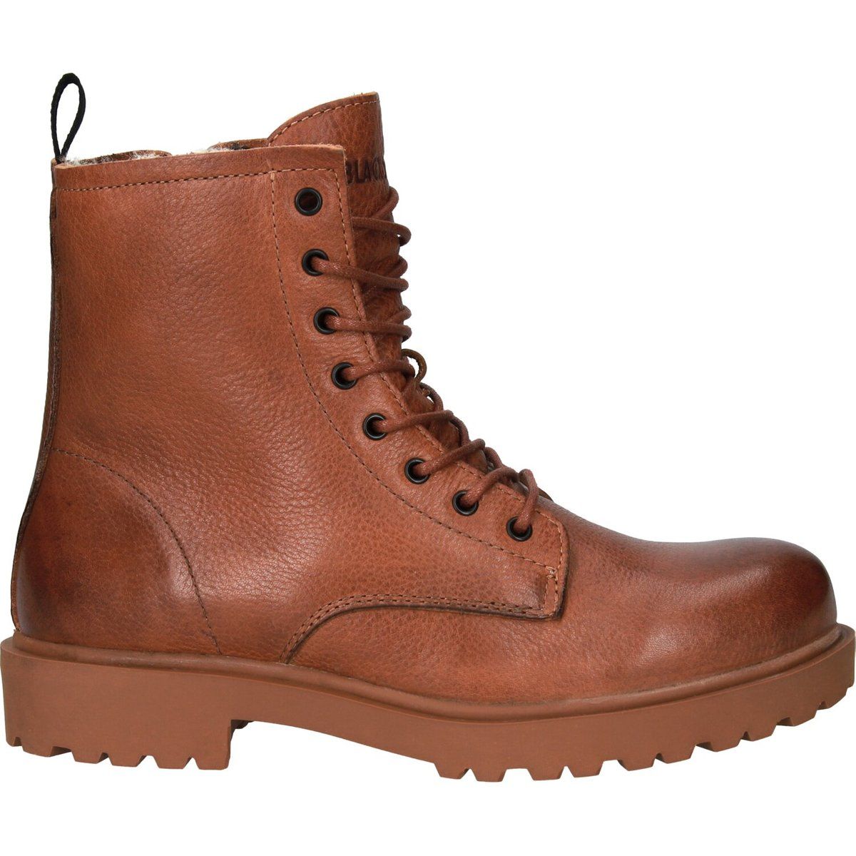 Robuste Lederboots mit Lammfellfutter