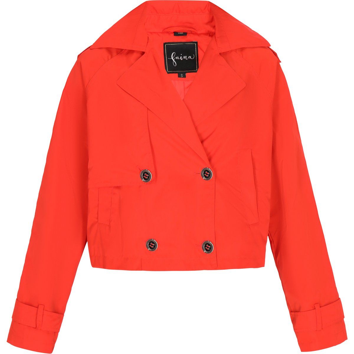 Kurze leichte Jacke im Trench-Stil