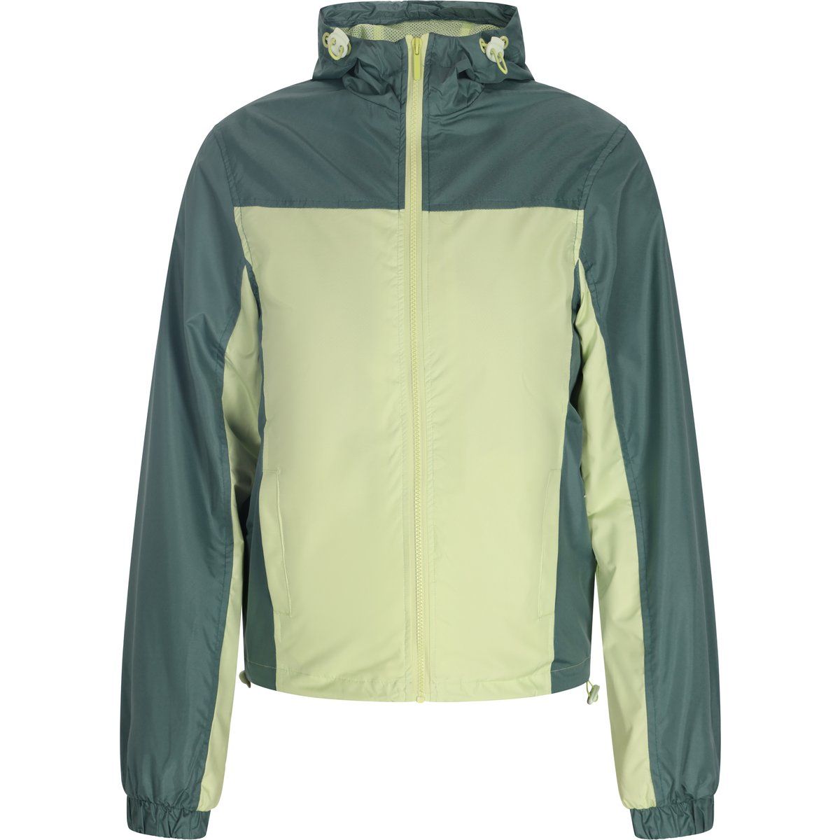 Color-Block Windbreaker mit Kapuze