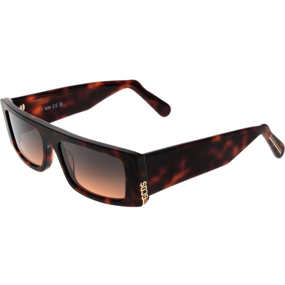 Markante rechteckige Flat-Top Sonnenbrille