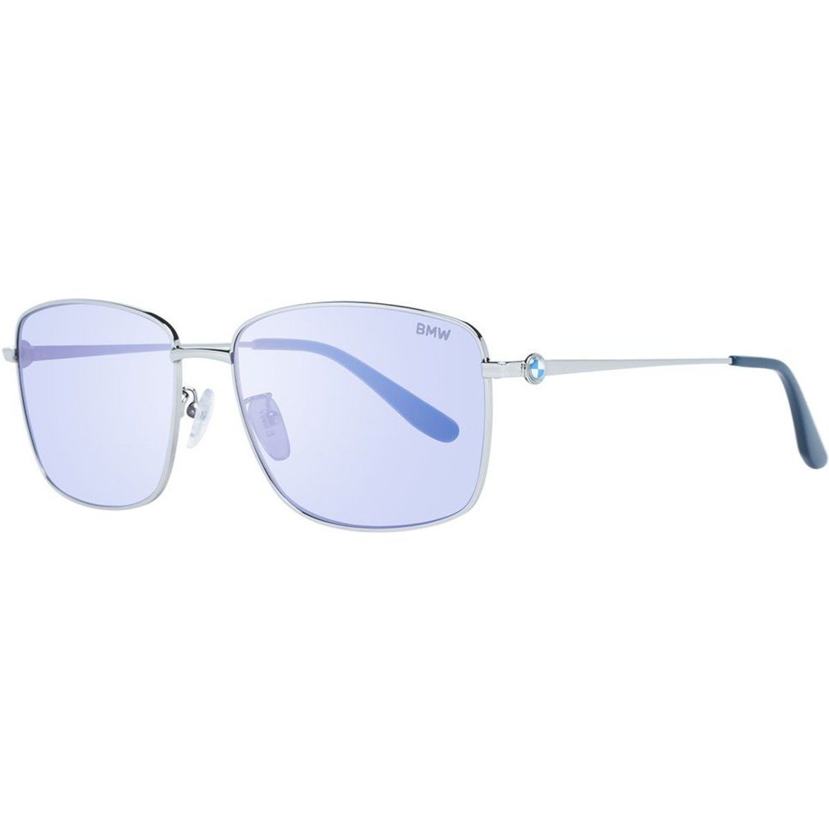 Eckige Sonnenbrille mit Metallrahmen