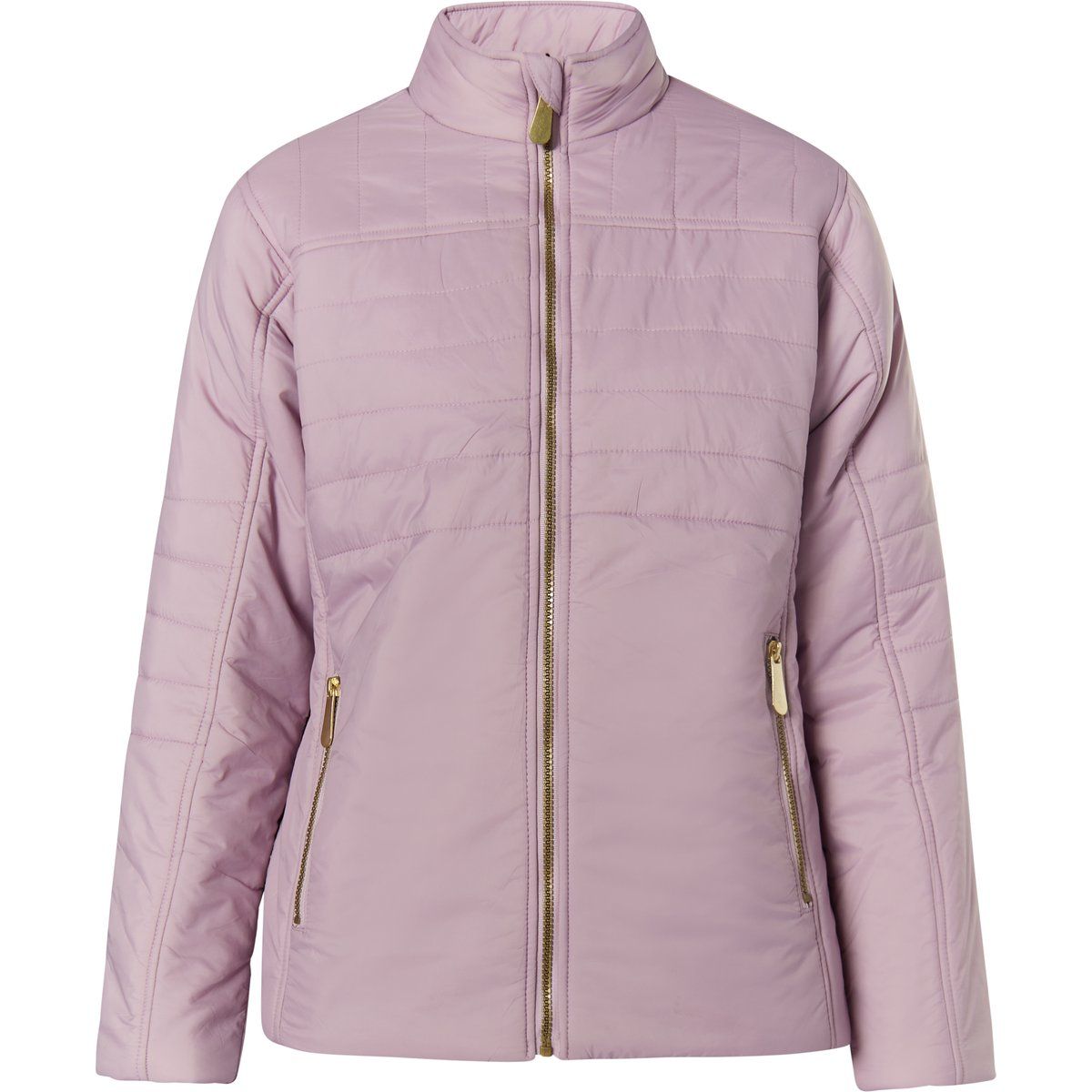 Elegante gesteppte Jacke mit Stehkragen