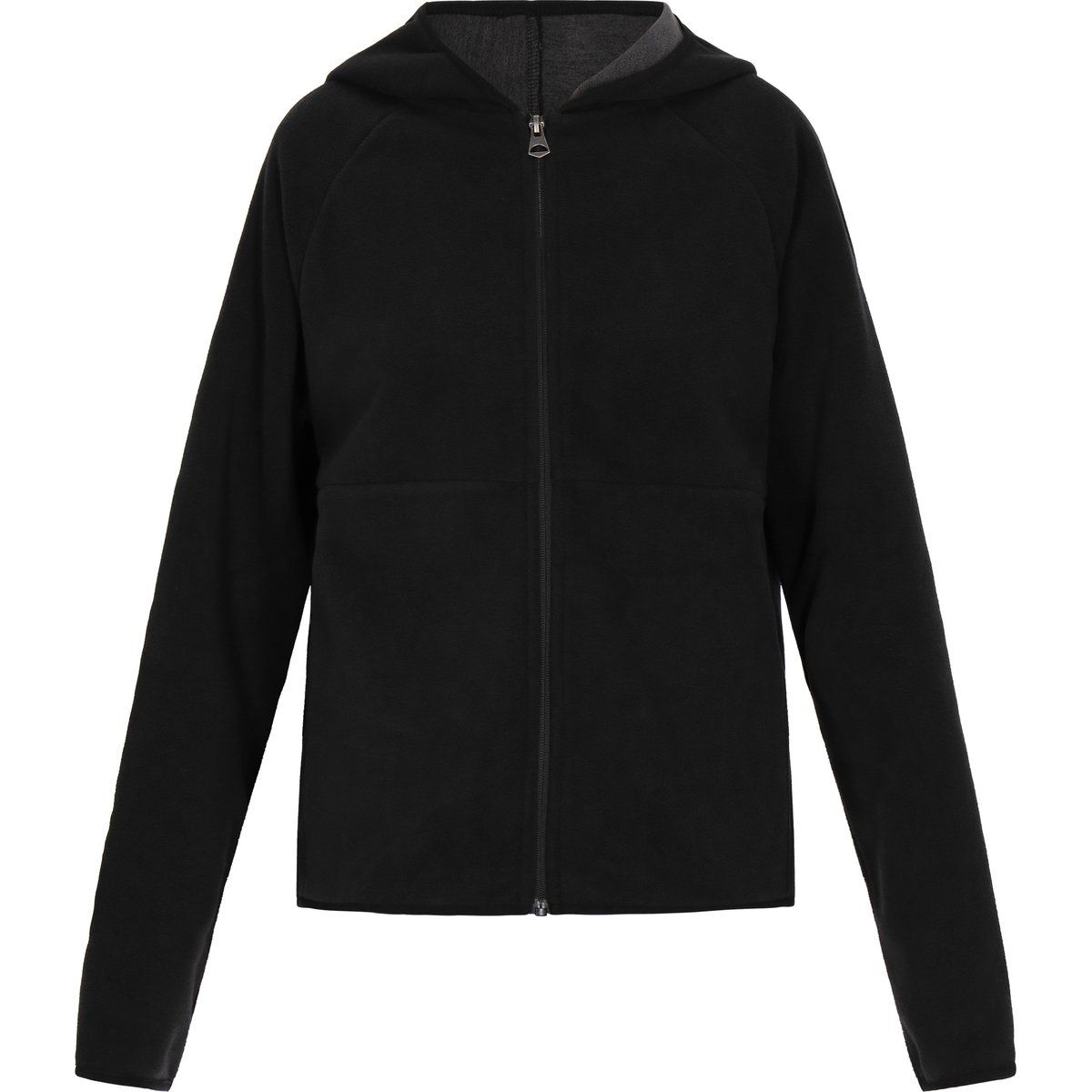 Raglan-Kapuzenjacke mit Reißverschluss