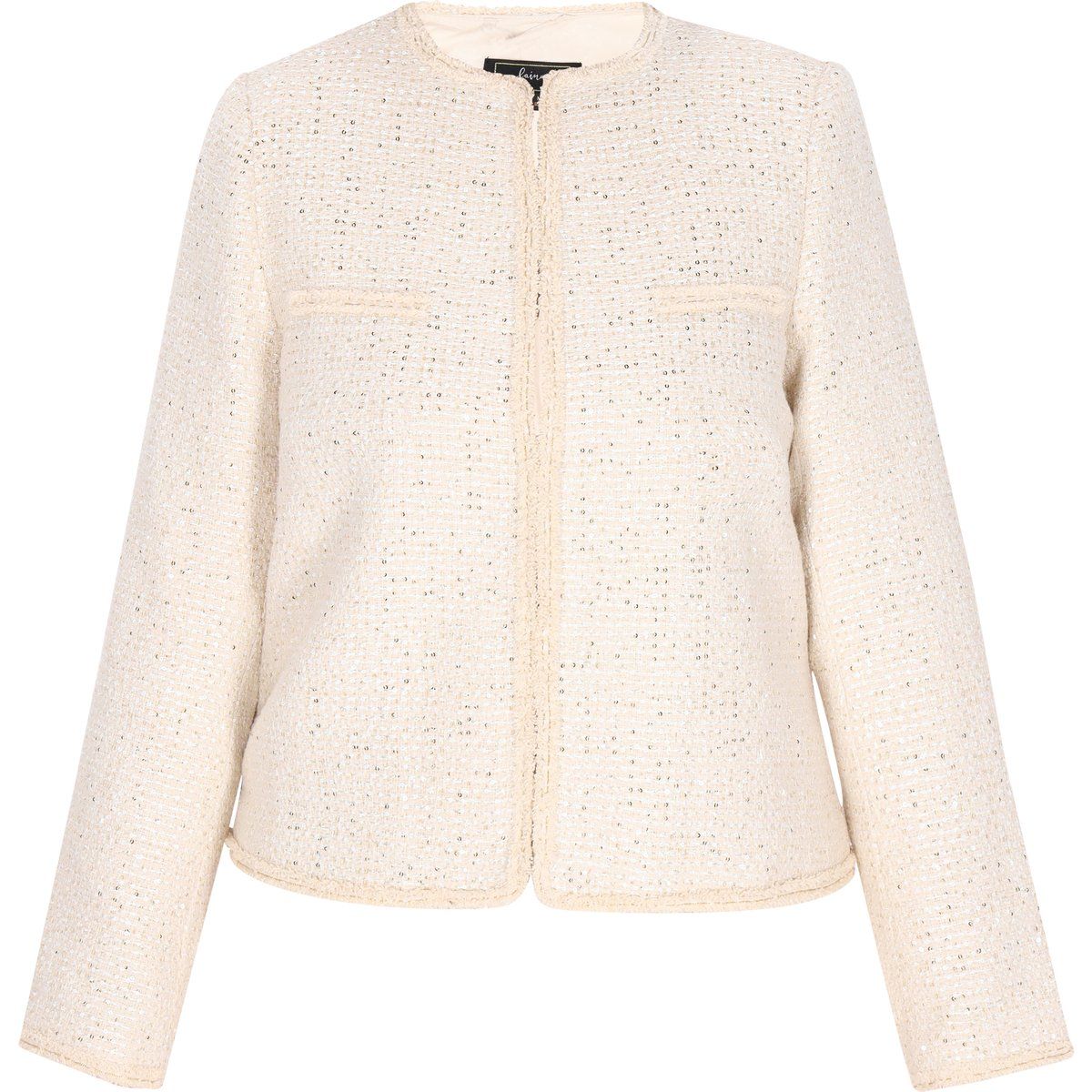 Elegante schimmernde Tweed-Lady-Jacke